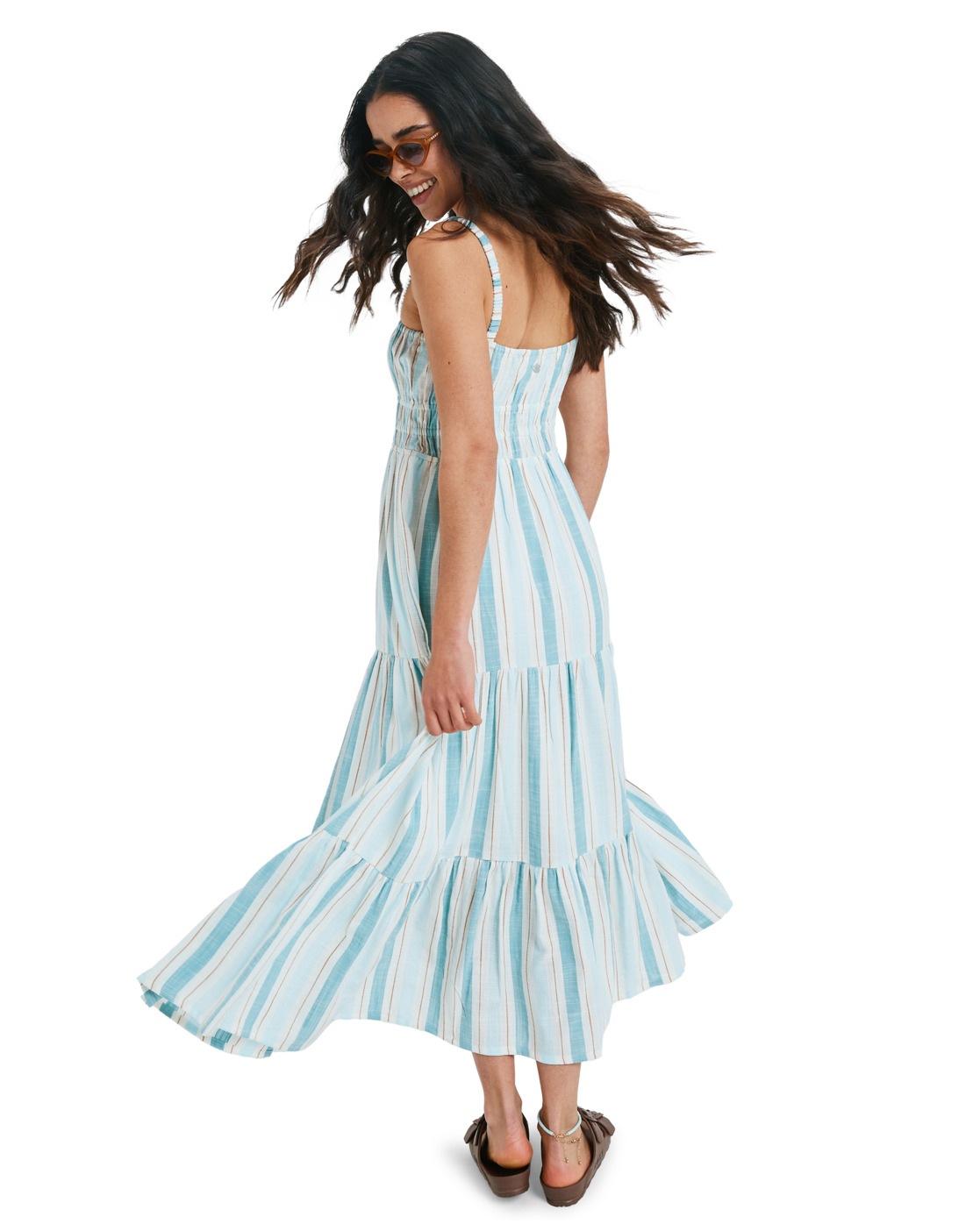 Roxy Trägerkleid "Sunshine Coastline Stripe" günstig online kaufen