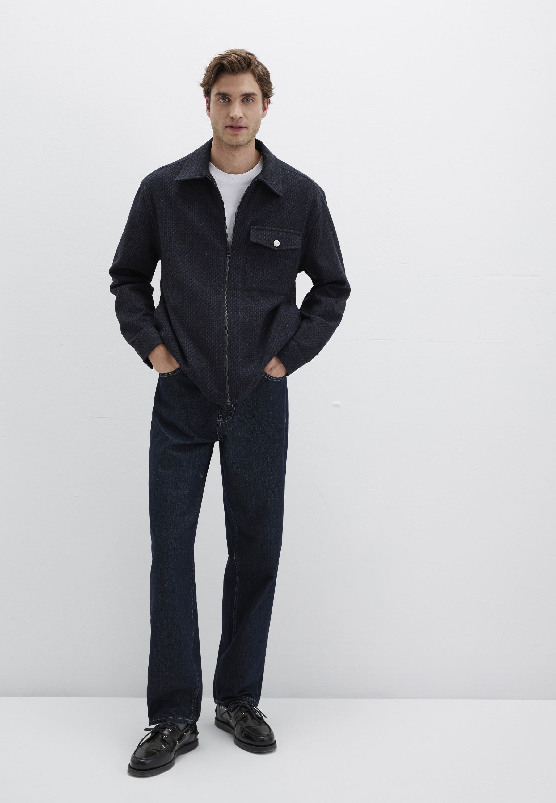 Mavi Langarmhemd "FULL ZIP SHIRT" Premium Jacke günstig online kaufen