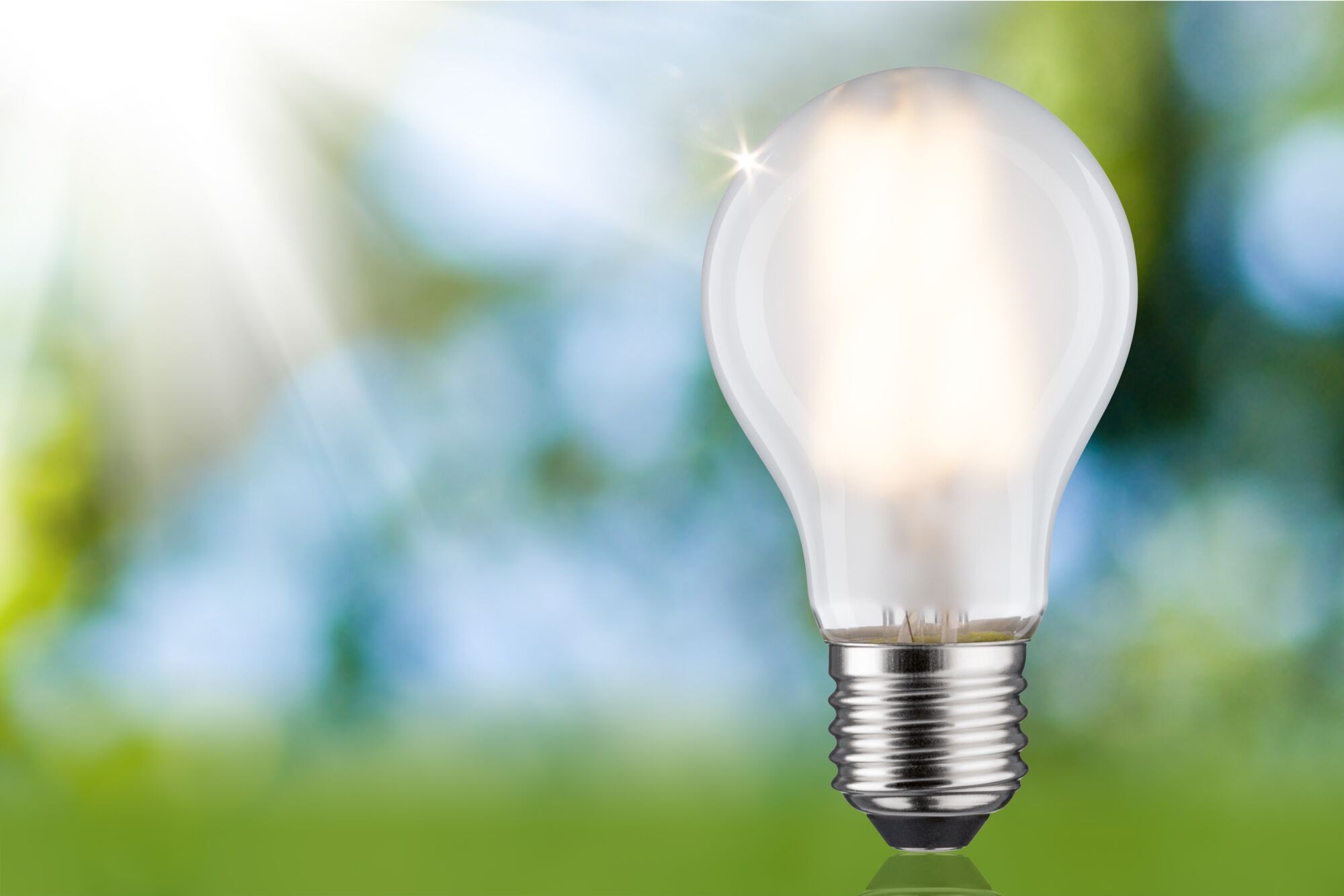 Paulmann LED-Leuchtmittel »Eco-Line Filament 230V LED Birne E27 1er-Set 840lm 4W 3000K Matt«, E27, 1 St., Warmweiß