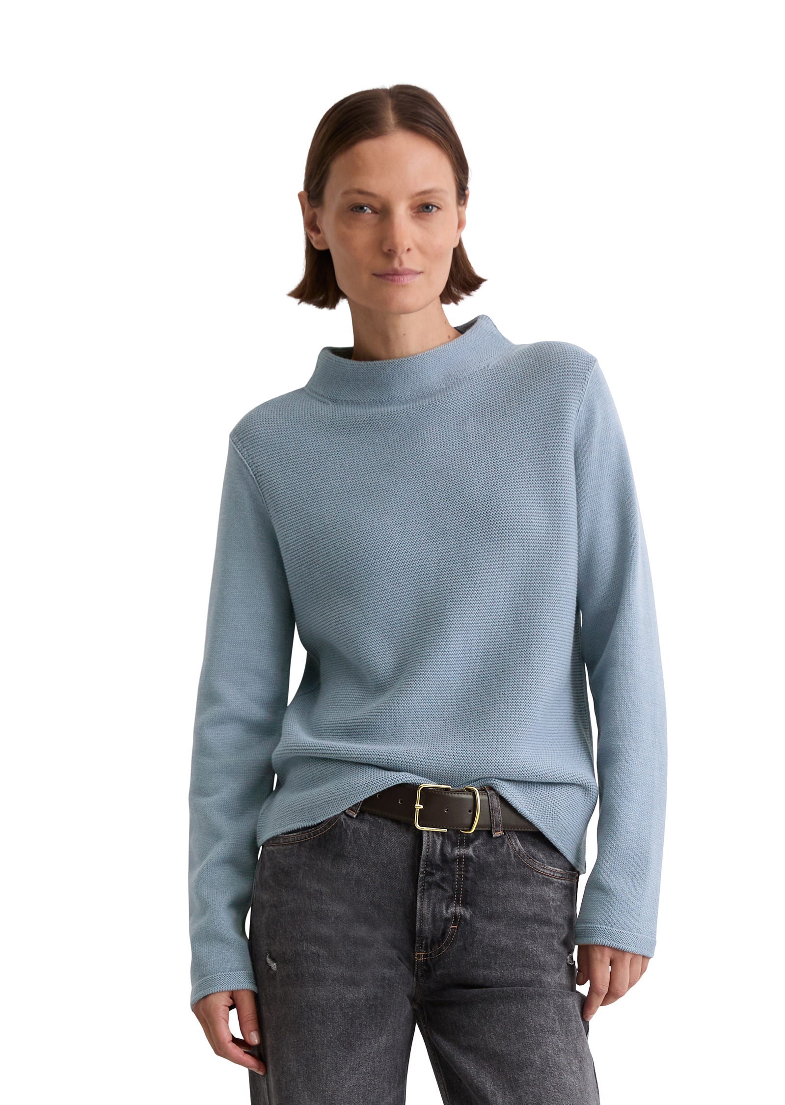 Marc OPolo Stehkragenpullover "aus Organic Cotton" günstig online kaufen