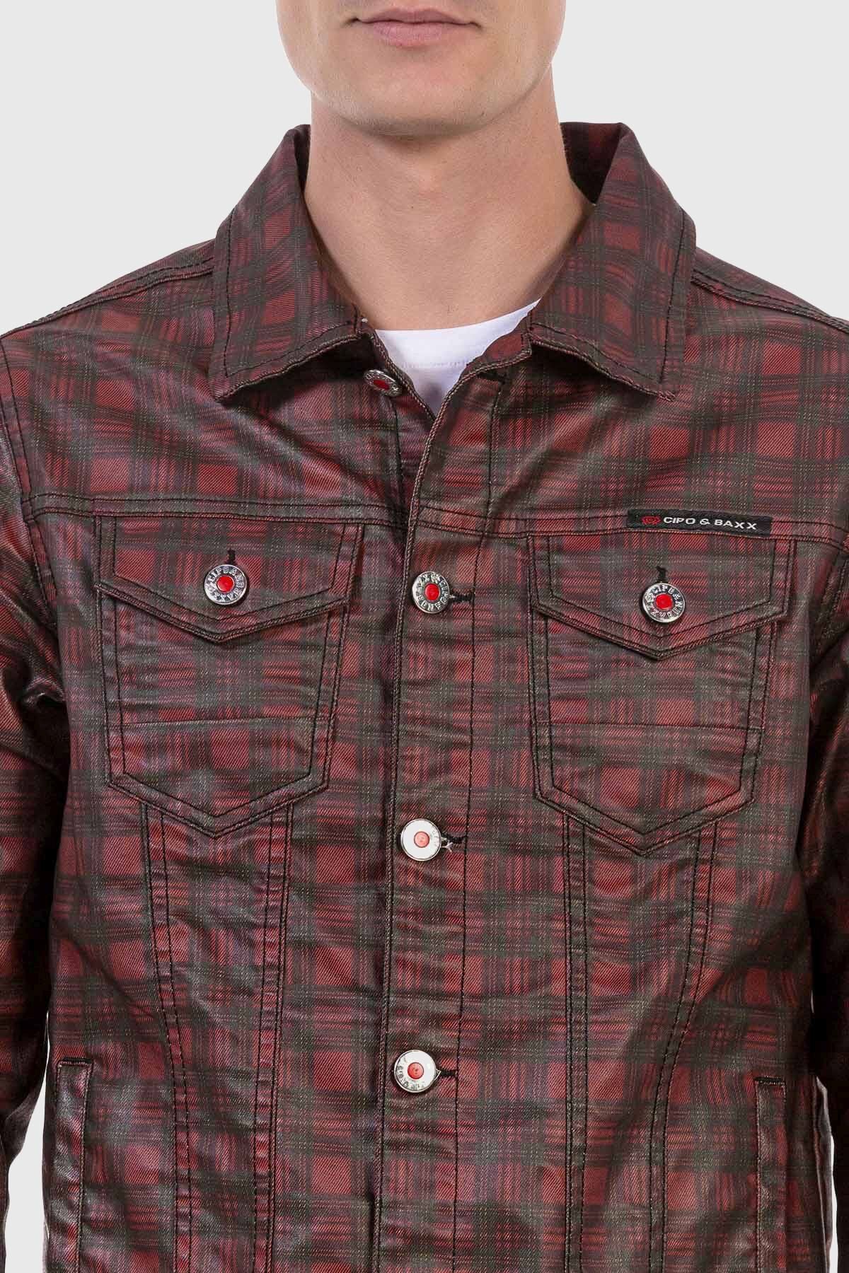 Thumbnail - Cipo & Baxx Fieldjacket "Jacket" ohne Kapuze in Jeansoptik