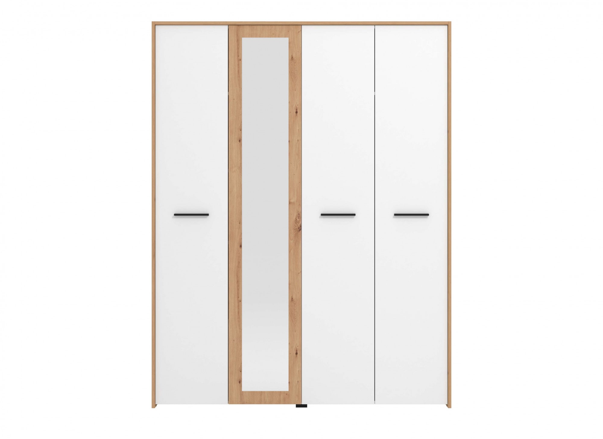 INOSIGN Kleiderschrank »Varadero, 2 moderne Farbkombinationen mit schwarzen Griffen«, mit 1 Spiegeltür, in den Breiten 119 und 157cm, FSC-zertifiziert