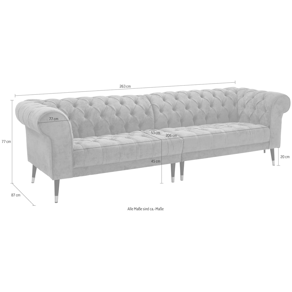 Guido Maria Kretschmer Home&Living Chesterfield-Sofa »Tinnum«