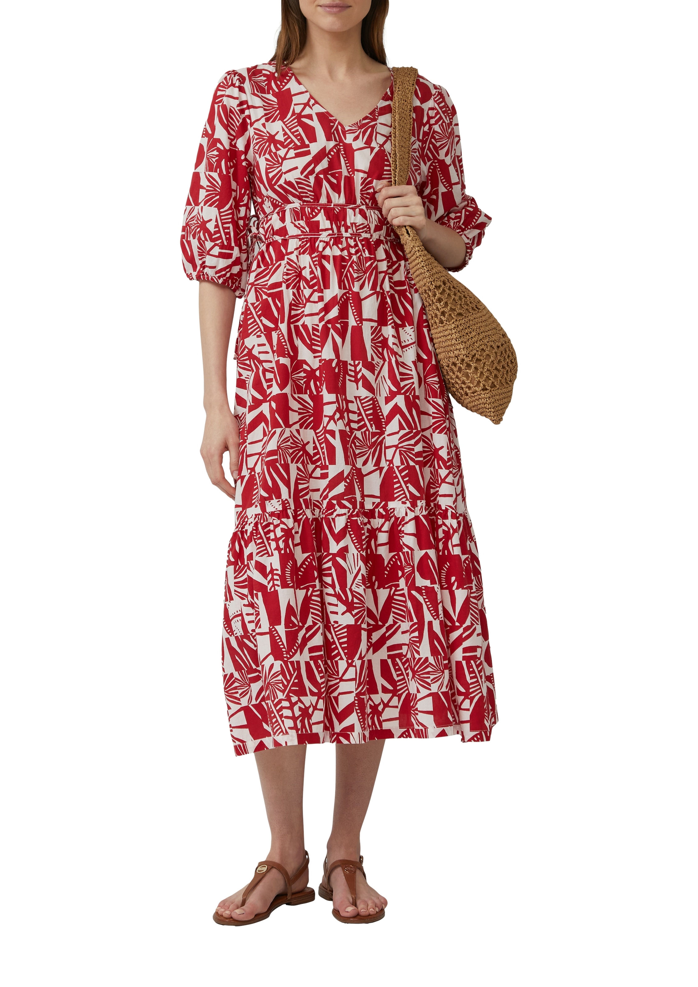 s.Oliver Sommerkleid, mit All-Over Print günstig online kaufen