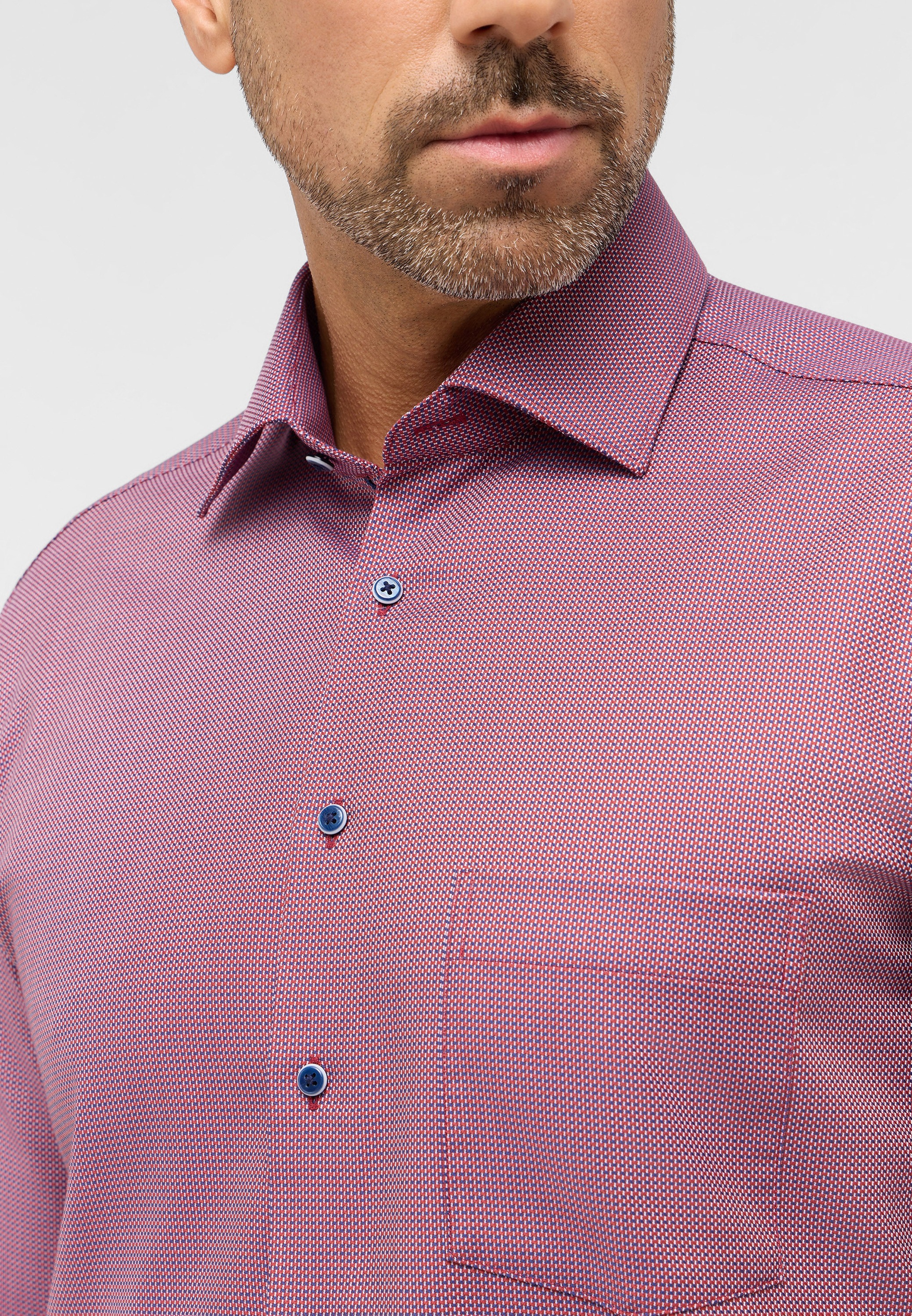 Eterna Langarmhemd »MODERN FIT«, NON IRON (bügelfrei)