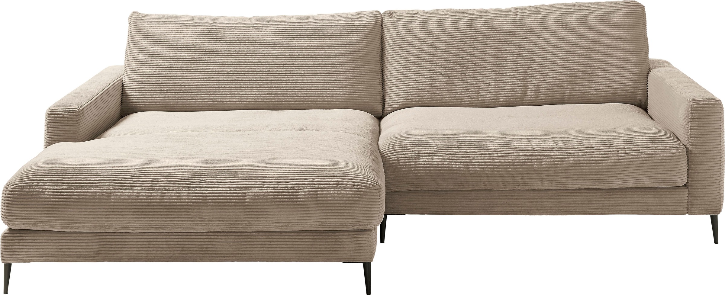 Home affaire Ecksofa "Downtown, B/T/H: 272/190/84 cm L-Form" weicher Sitzko günstig online kaufen