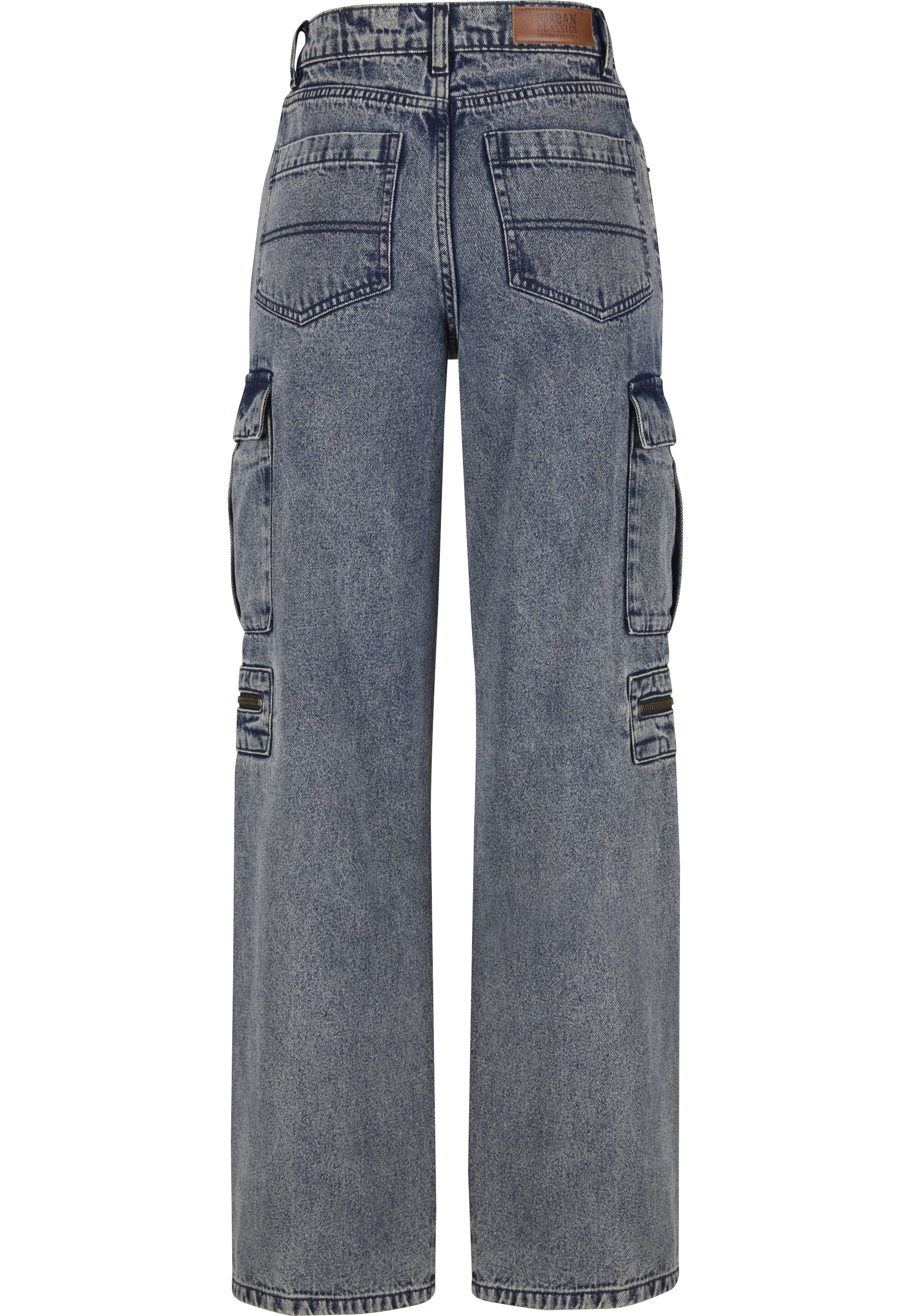 URBAN CLASSICS Cargohose "Urban Classics Ladies Loose Utility Denim Pants" günstig online kaufen