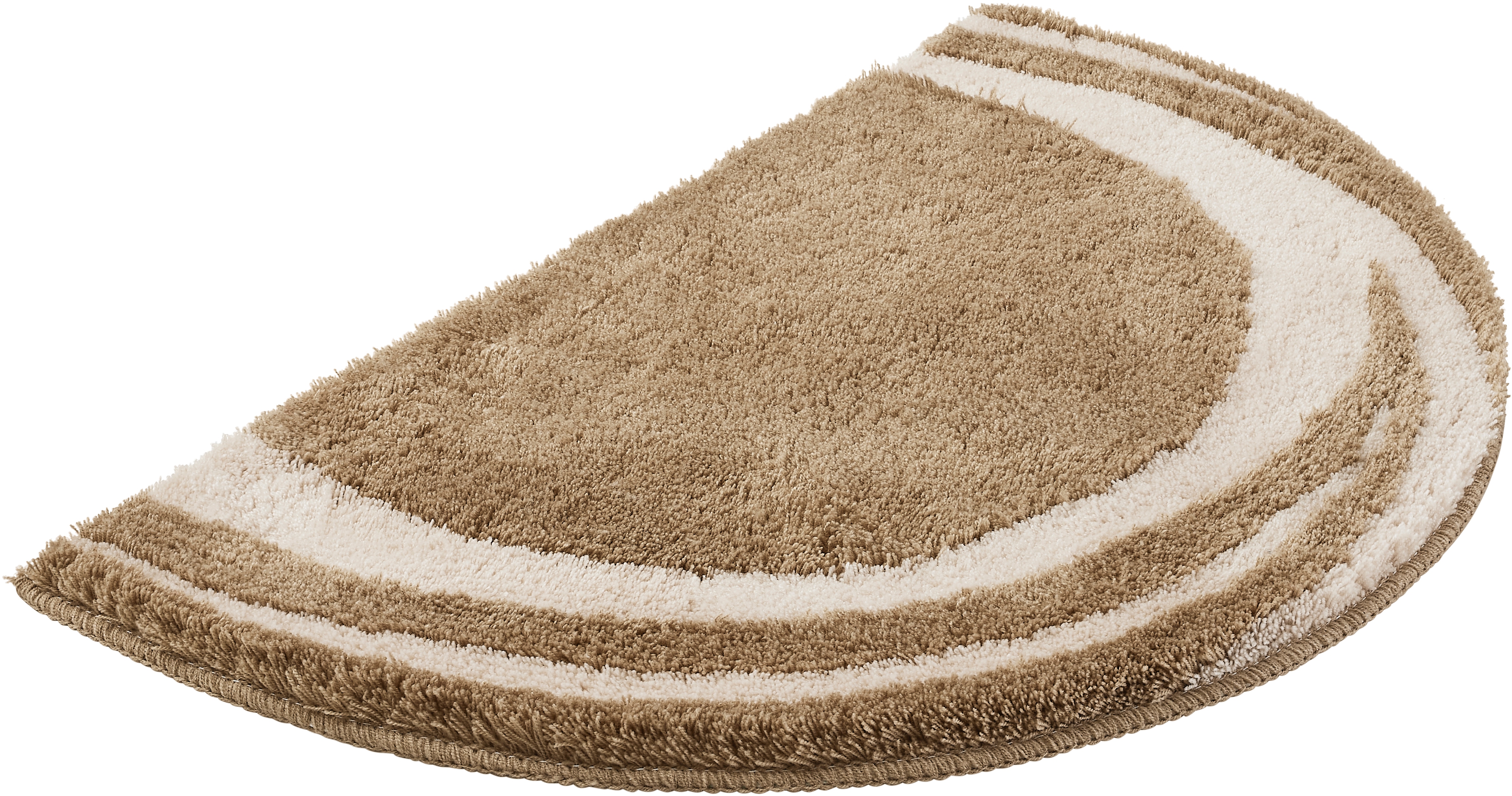 Kleine Wolke Badematte ""Mystic", Badvorleger, Badezimmer Teppich" Höhe 25 mm rutschhemmend beschichtet fußbodenheizungsgeeignet Badteppich, modernes Design, Hoch-Tief Effekt, rechteckig & rund