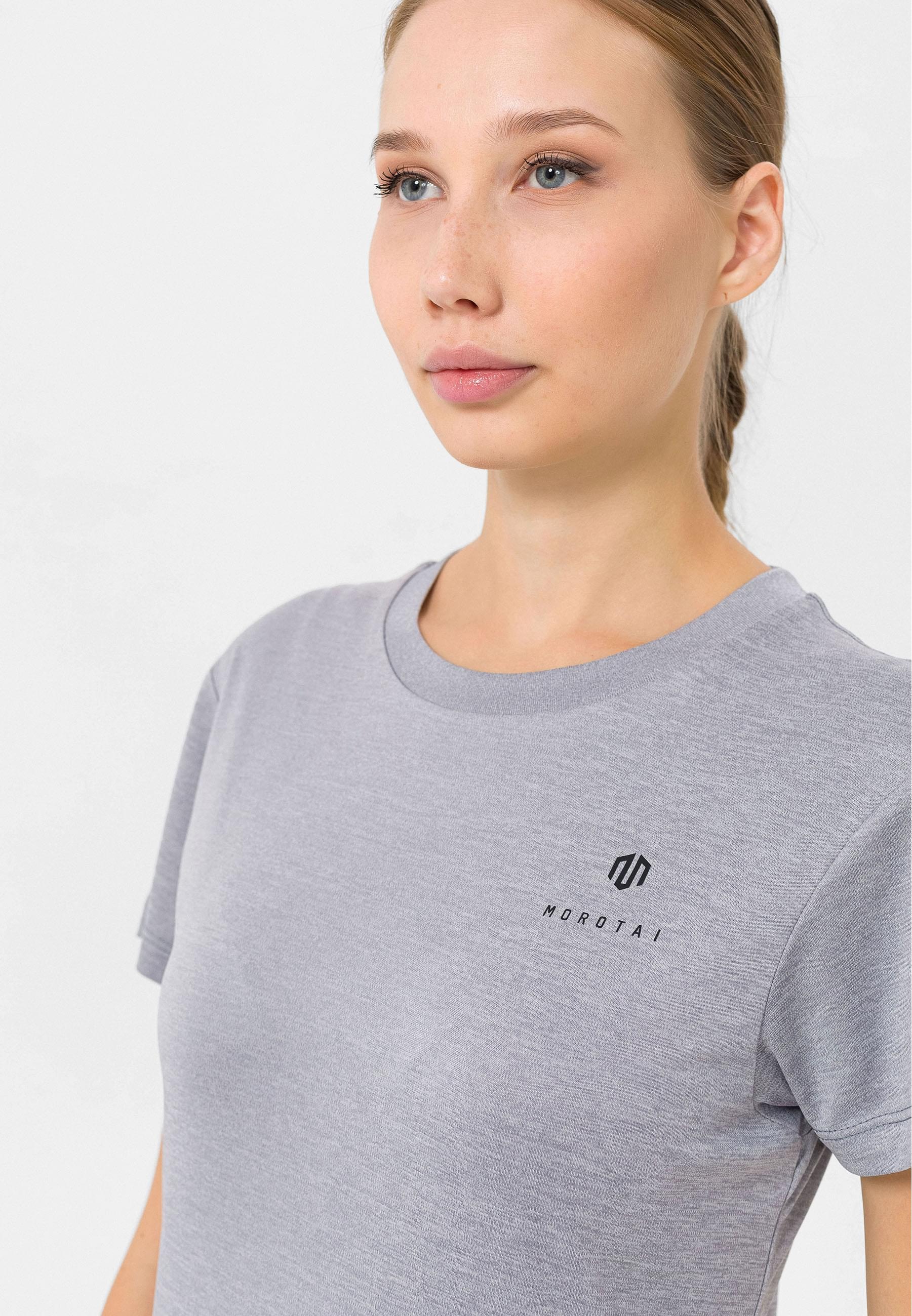 MOROTAI Langarmhemd »MOROTAI Damen Morotai Ultralight Basic Tee«