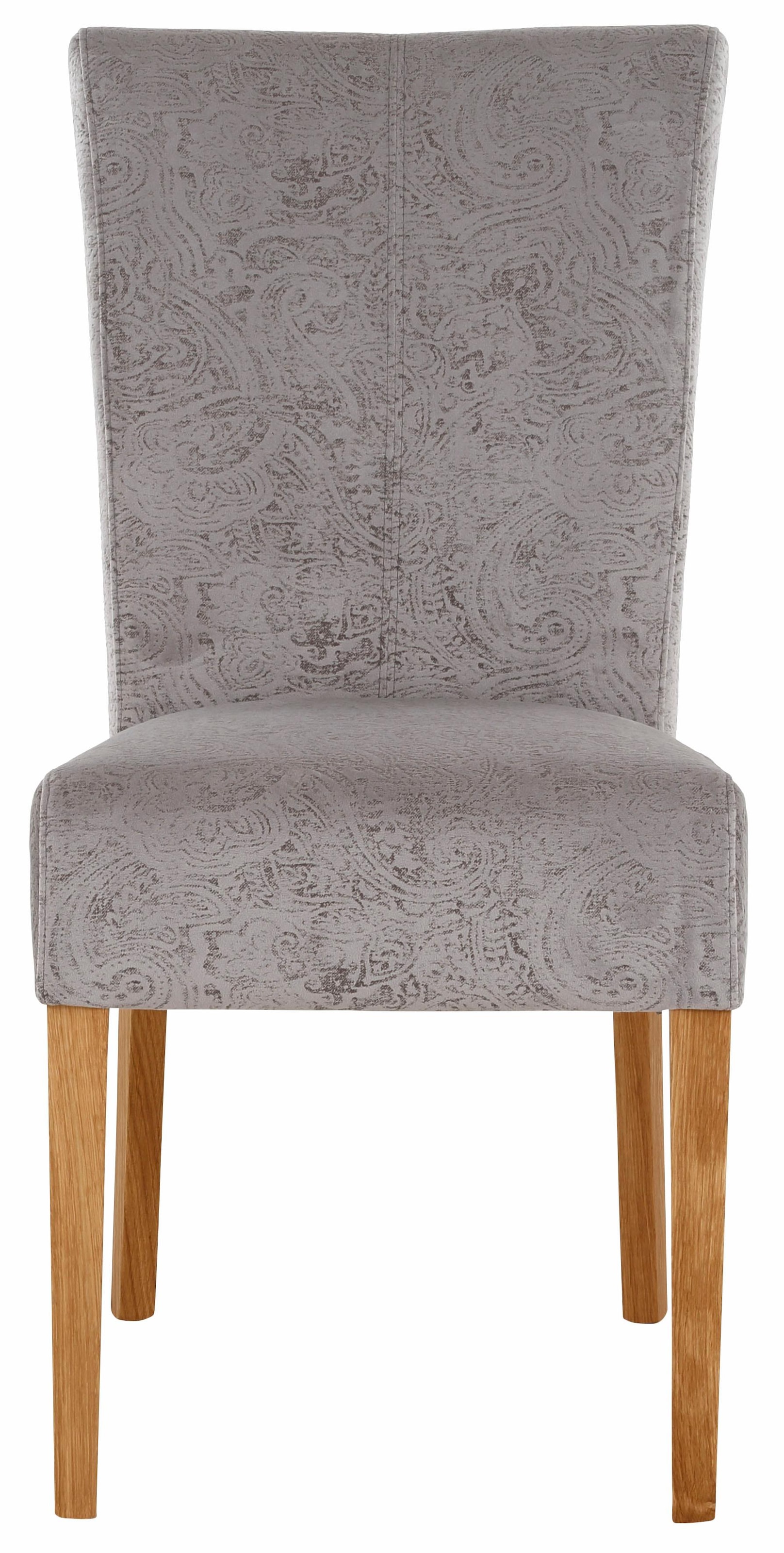 Home affaire Esszimmerstuhl »Queen Polsterstuhl BESTSELLER«, (Set), 6 St., Luxus-Microfaser, verschiedene Bezüge, Gestell Massivholz