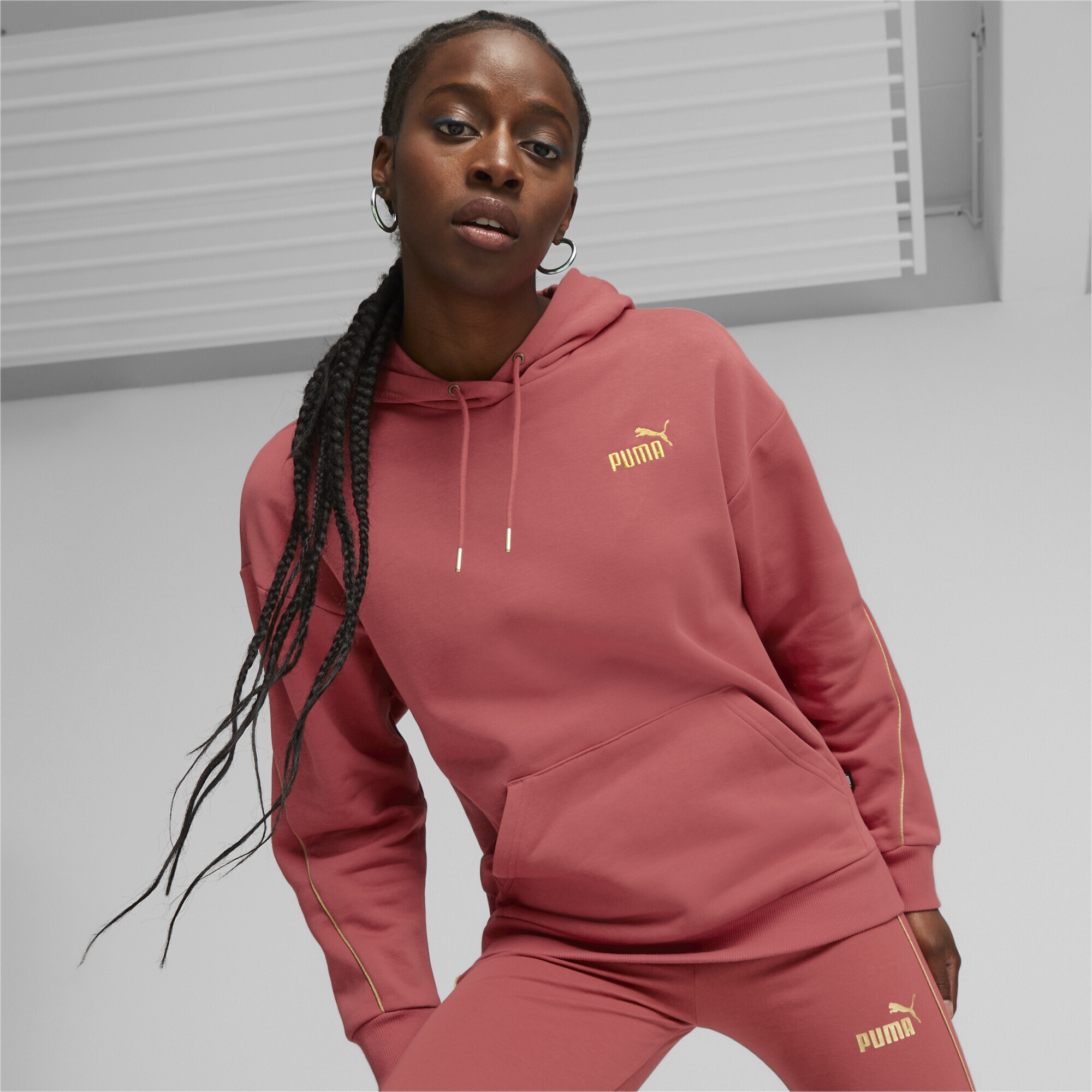 PUMA Sweatshirt »ESS+ MINIMAL GOLD | Damen« online bestellen BAUR Hoodie