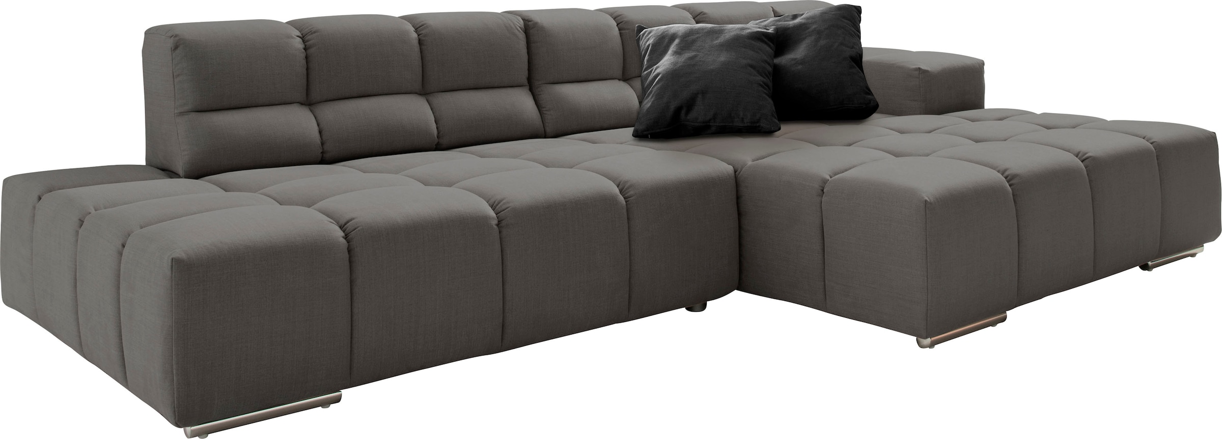 designwerk Ecksofa "Temple, Designsofa trifft hohen Sitzkomfort, L-Form" mi günstig online kaufen