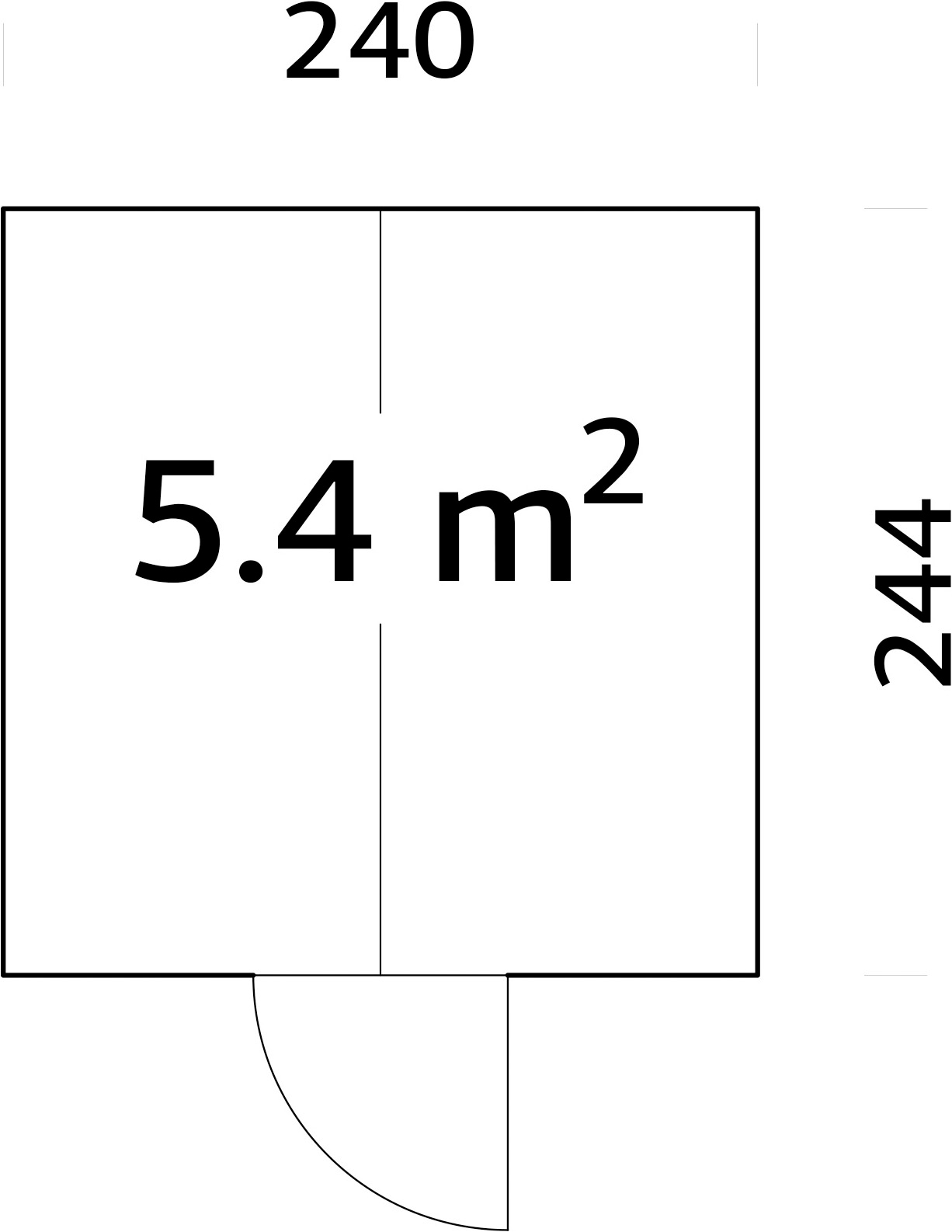Palmako Gewächshaus »Emilia 5,4 m² (RAL7012)«