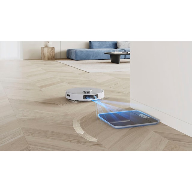 ECOVACS Nass-Trocken-Saugroboter »DEEBOT T20 OMNI,«, 6000PA, Auto-Mopp- Hebefunktion, OMNI Reinigungsstation, Weiss/Silber | BAUR