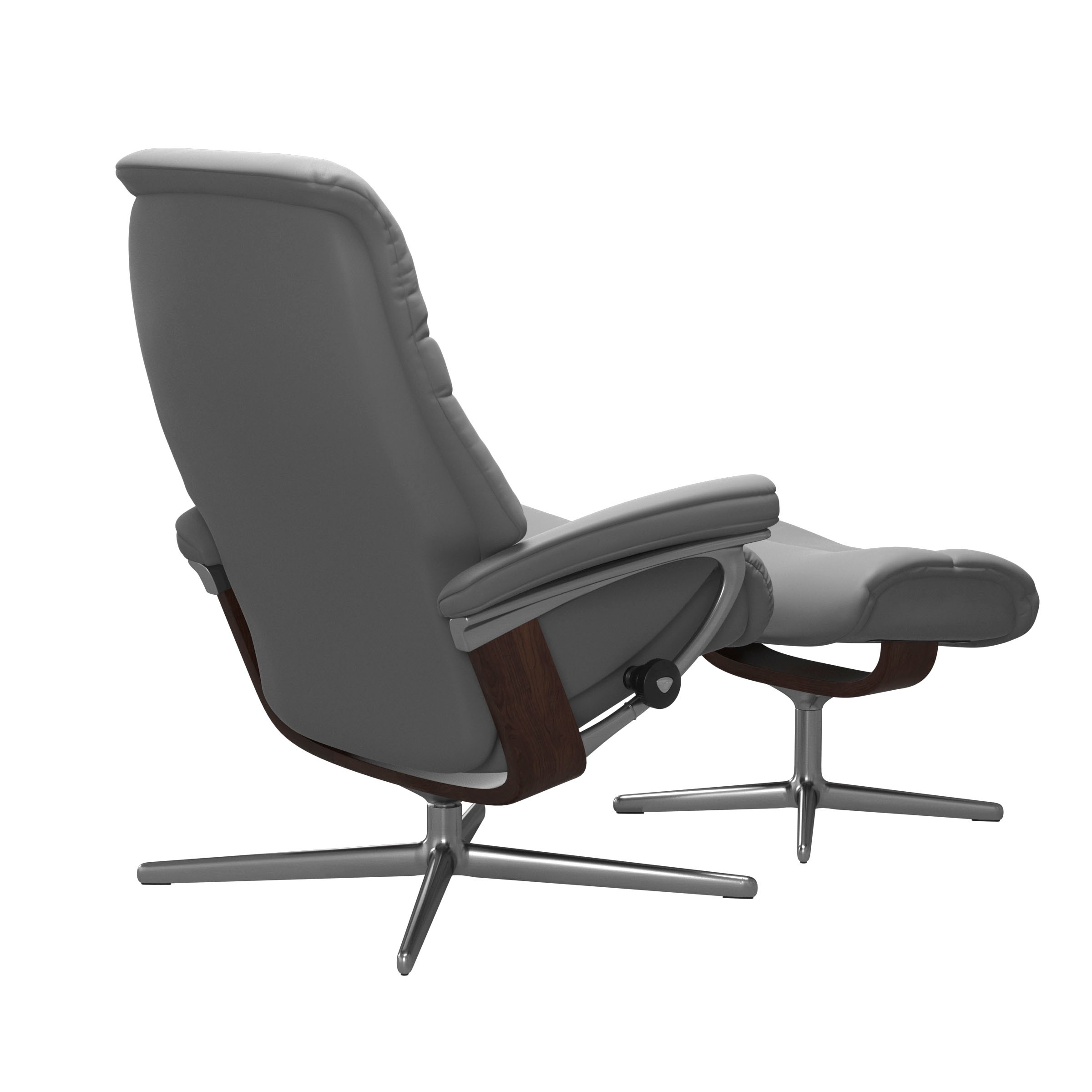 Stressless® Relaxsessel »Sunrise«, mit Cross Base, Größe S, M & L, Holzakzent Braun