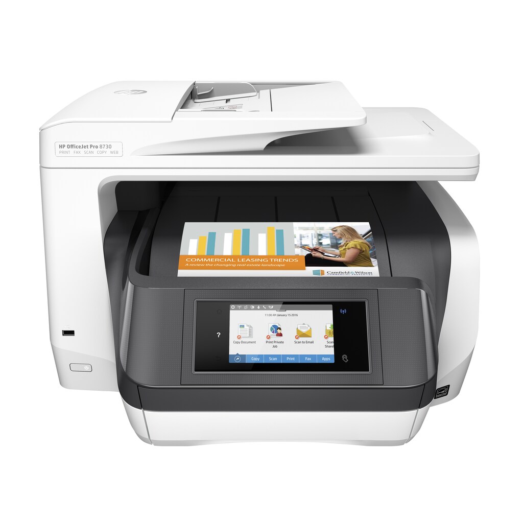 HP Multifunktionsdrucker »OfficeJet Pro 8730 All-in-One-Drucker«