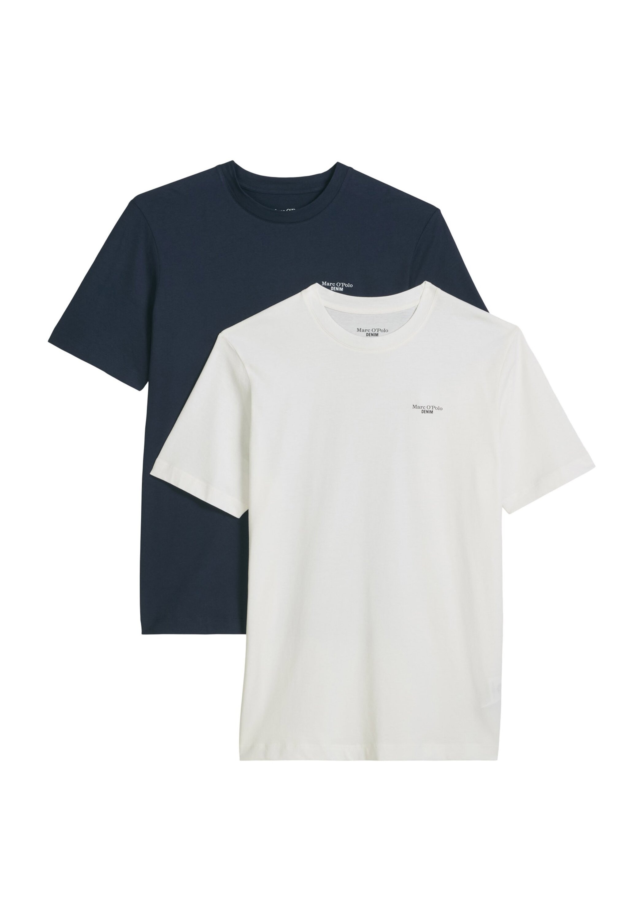 Marc OPolo DENIM T-Shirt "T-Shirt T-Shirt, SSL, Logo Print, Doubl 2er Pack" günstig online kaufen