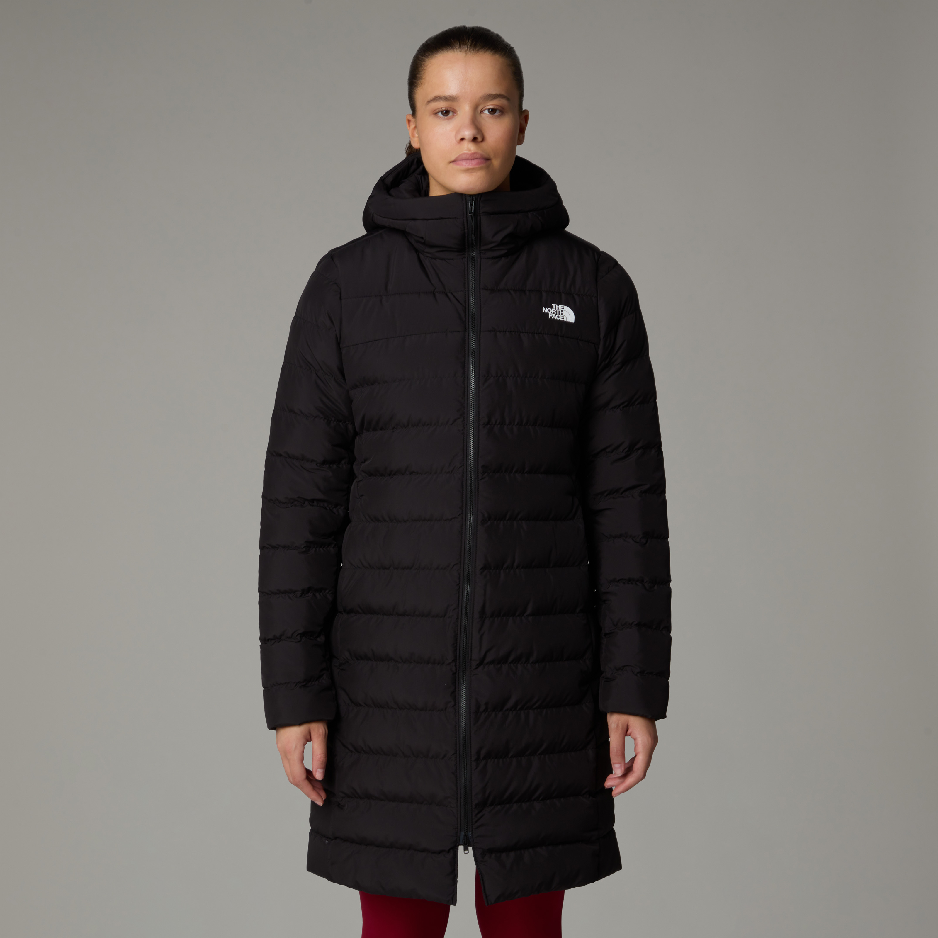 The North Face Steppmantel "W ACONCAGUA PARKA" mit Daunenfüllung, mit gefütterter Kapuze und Kordelzug, winddicht