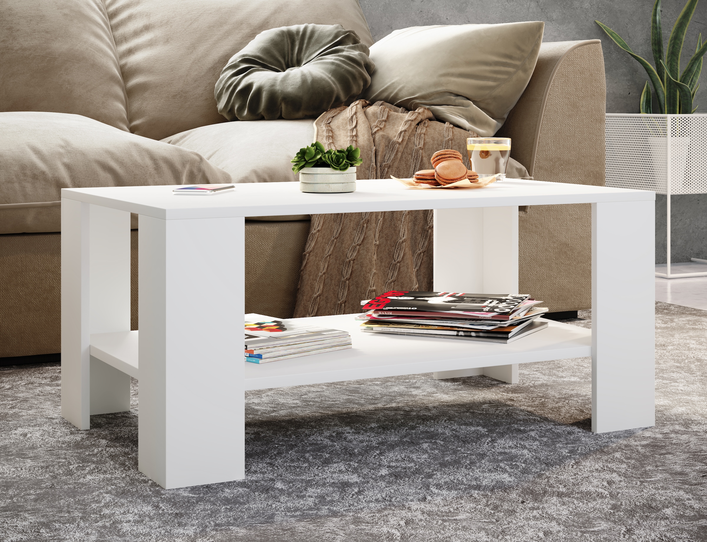 VCM Beistelltisch »Holz Sofatisch Couchtisch Beistelltisch Dalus«