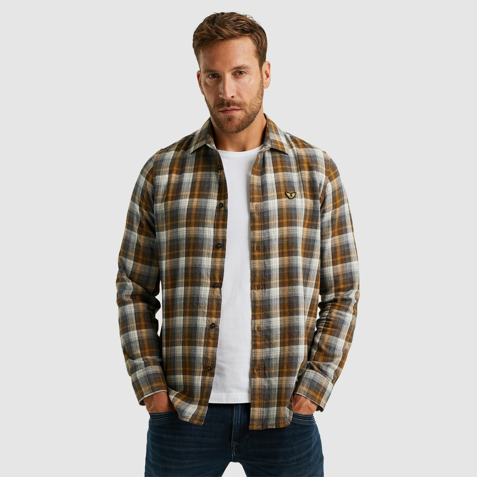 Karohemd »Long Sleeve Shirt Twill Yarndyed Check«, mit Karomuster