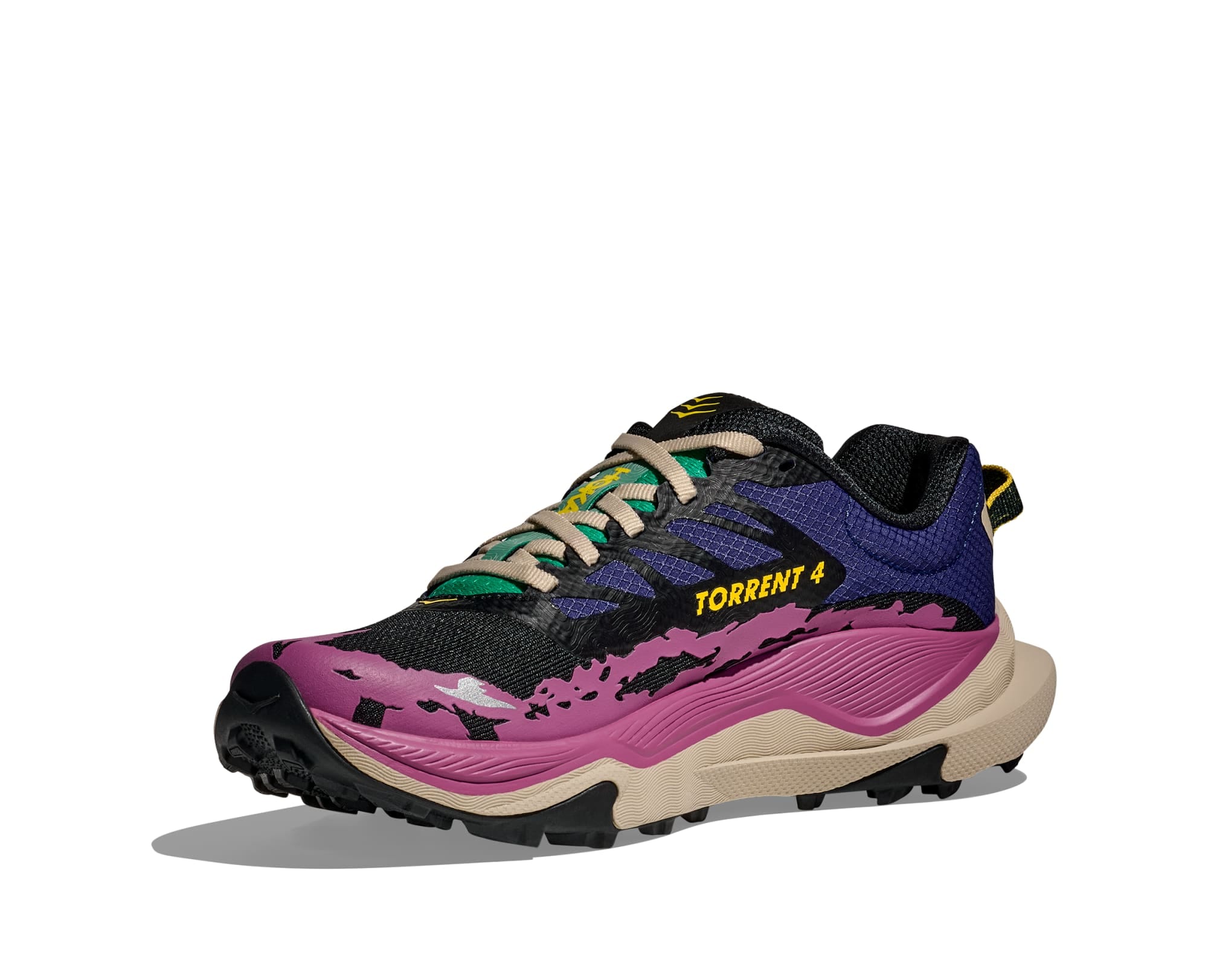 Hoka One One Trailrunningschuh "TORRENT 4" Trailrunningschuh, hoher Dämpfungsgrad, atmungsaktives Obermaterial
