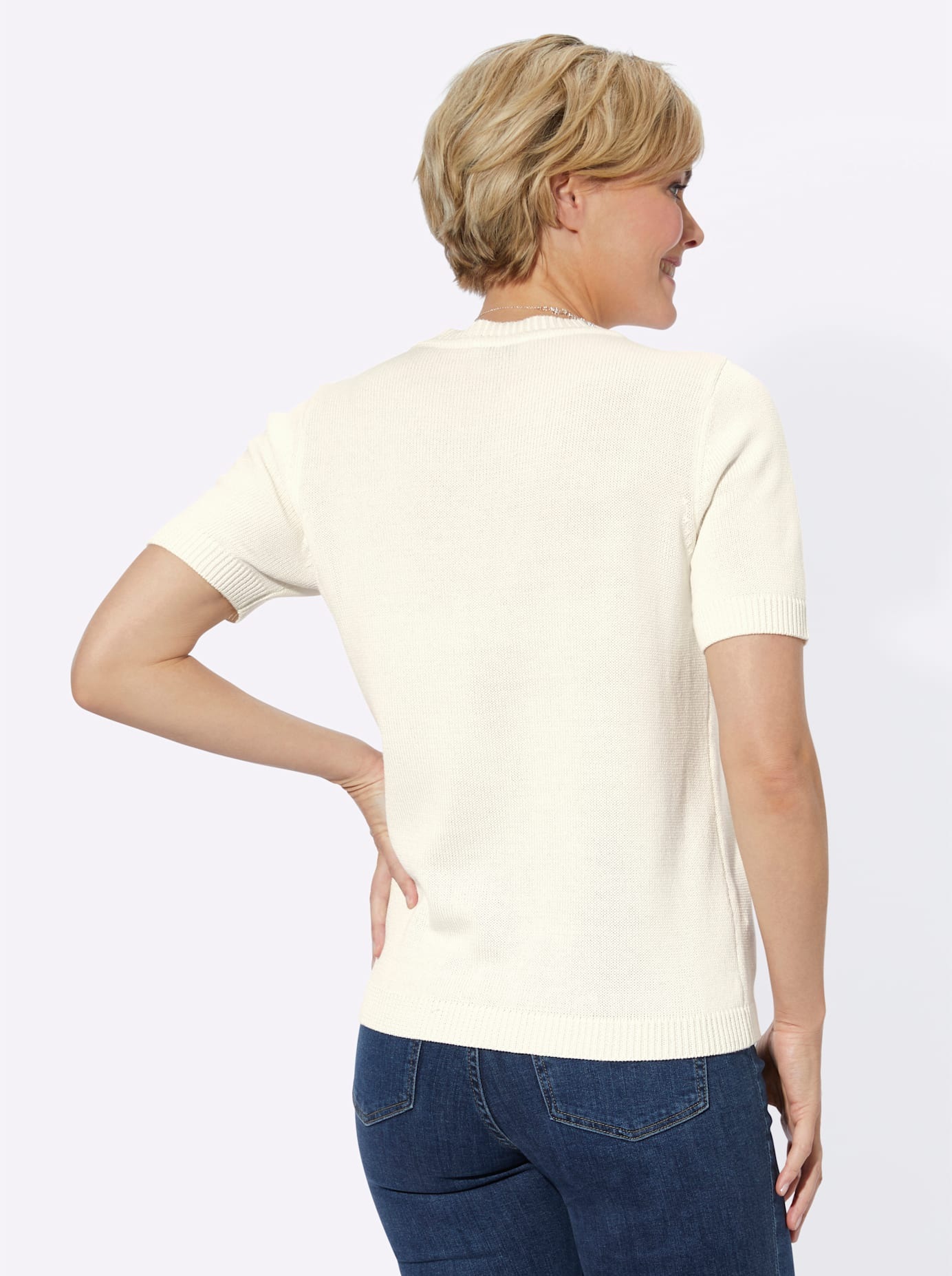 Casual Looks Kurzarmpullover »Pullover«