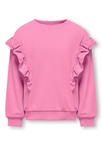 Sweatshirt »KOGNEWOFELIA LS FRILL O-NECK UB LIFE SWT«