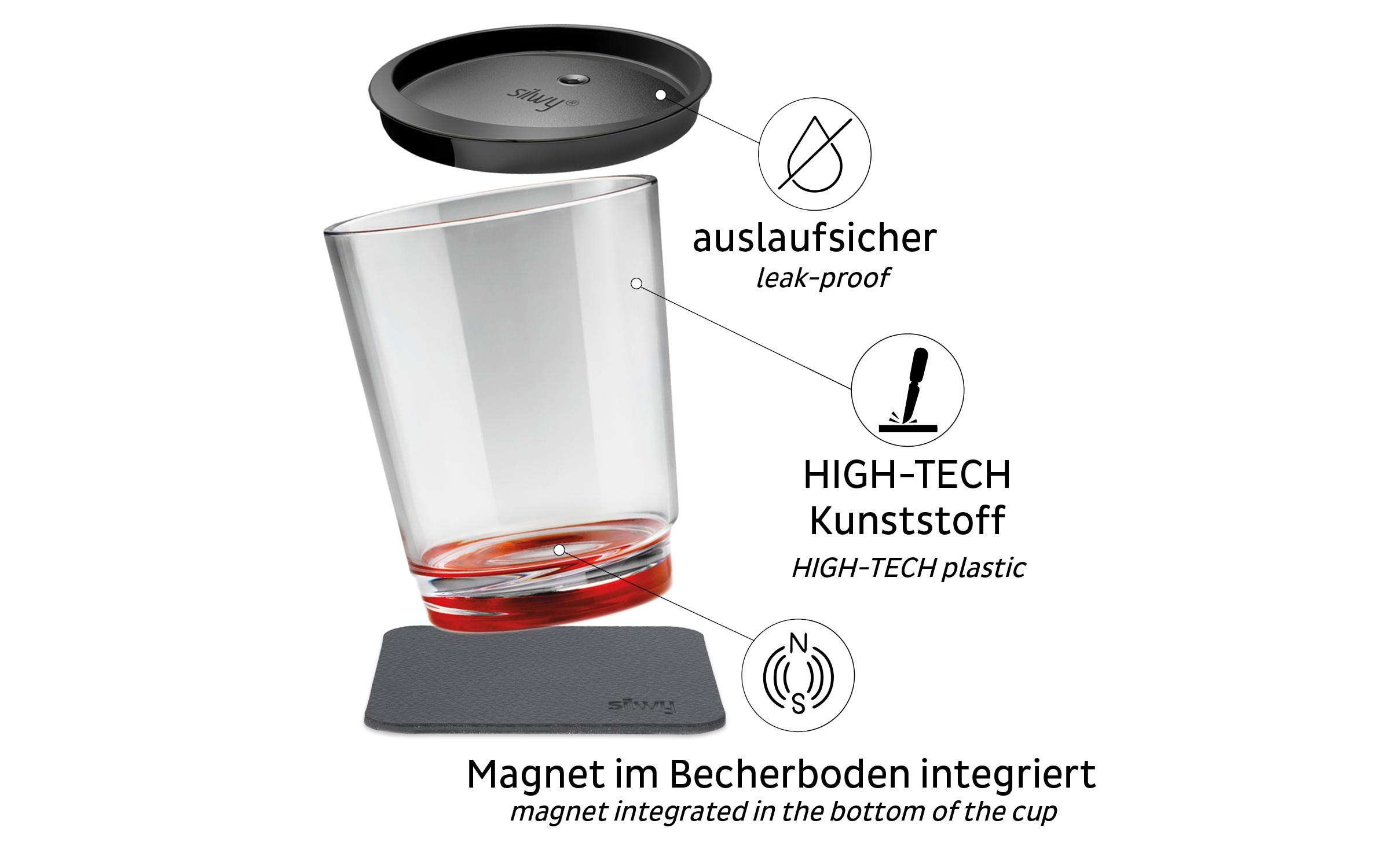 silwy MAGNETIC SYSTEM Becher »6er-Set«