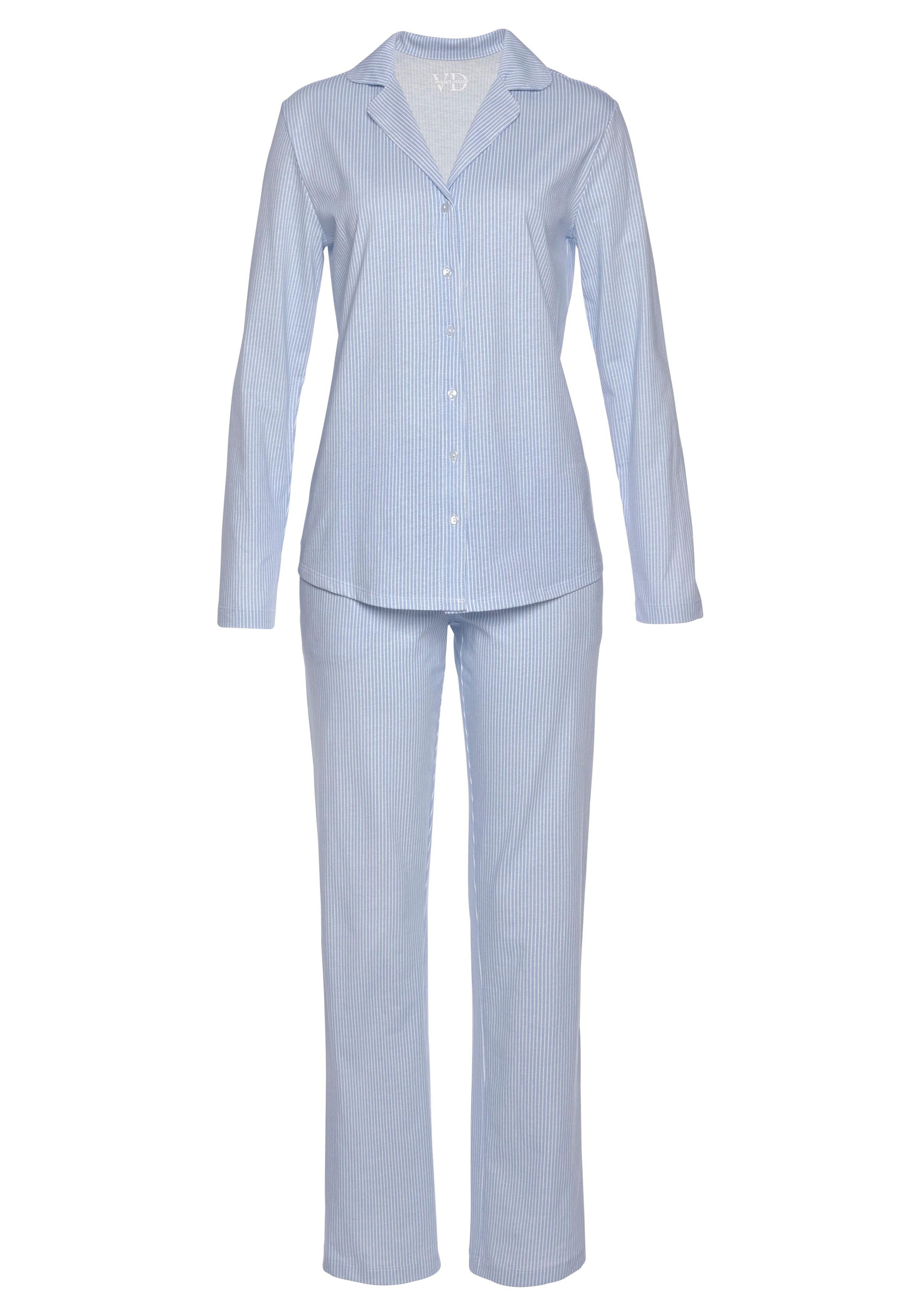 Vivance Dreams Pyjama 2 Stk. tlg., mit feinem Muster günstig online kaufen