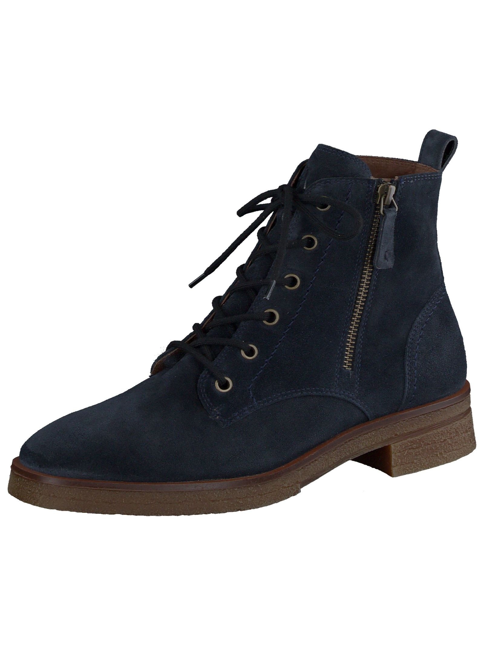 Paul Green Schnürstiefelette "Paul Green Stiefelette Veloursleder" günstig online kaufen