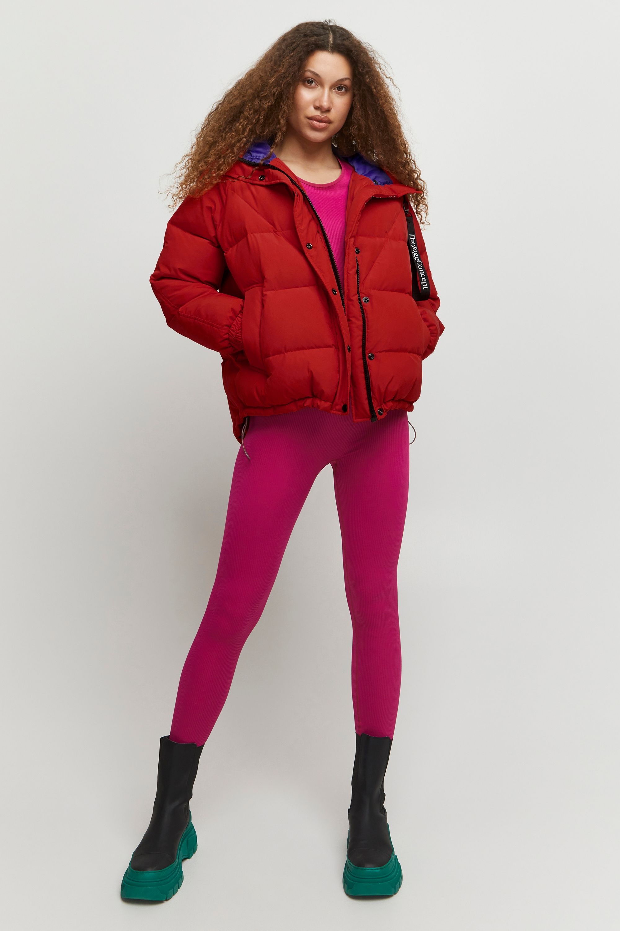 TheJoggConcept Steppjacke »Steppjacke JCAlma«, mit Kapuze