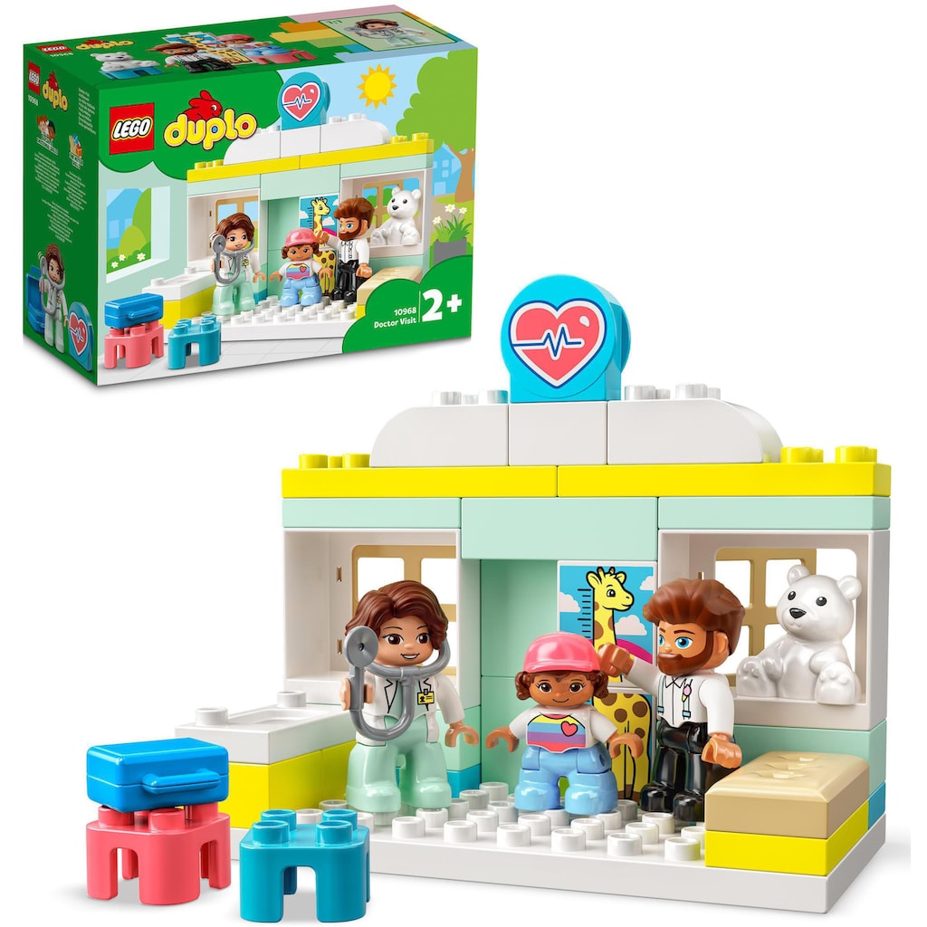 LEGO® Konstruktionsspielsteine »Arztbesuch (10968), LEGO® DUPLO«, (34 St.)