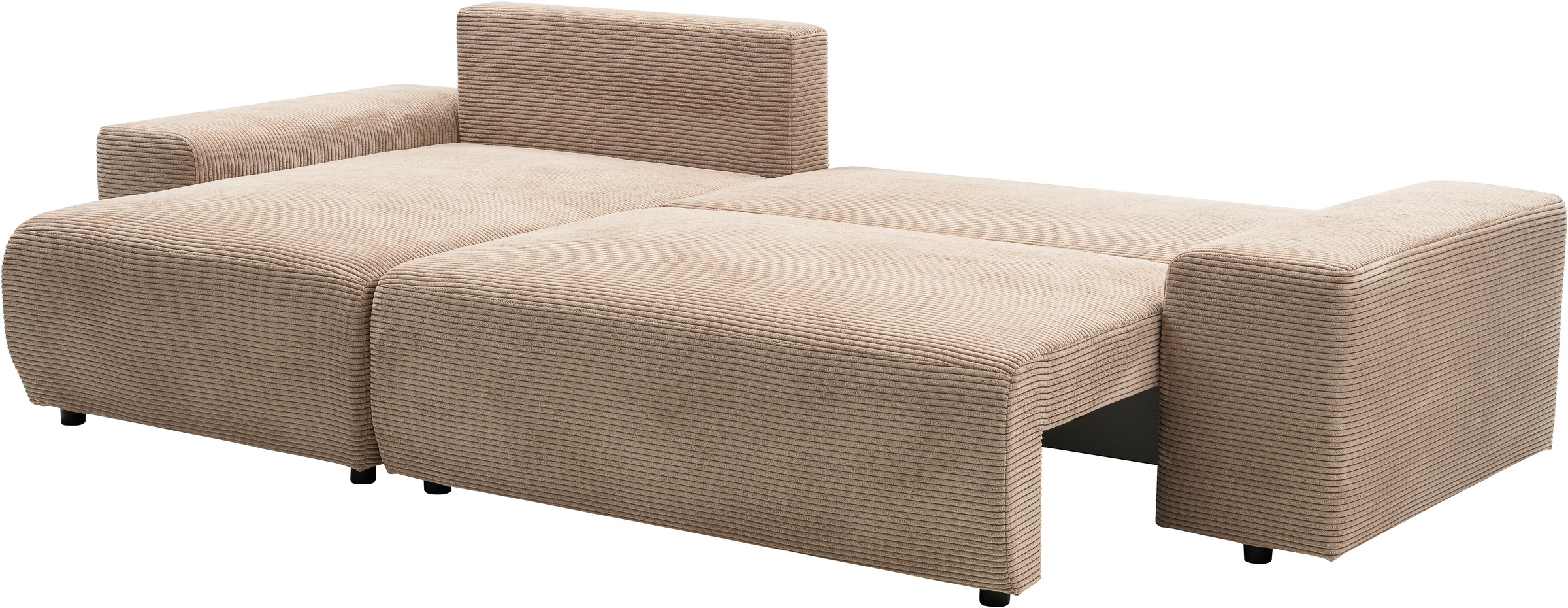 WERK2 Ecksofa »Amsterdam, zeitlos und elegant, Breite 300cm, L-Form«, Design Ecksofa mit hohem Komfort, Schlaffunktion & Bettkasten