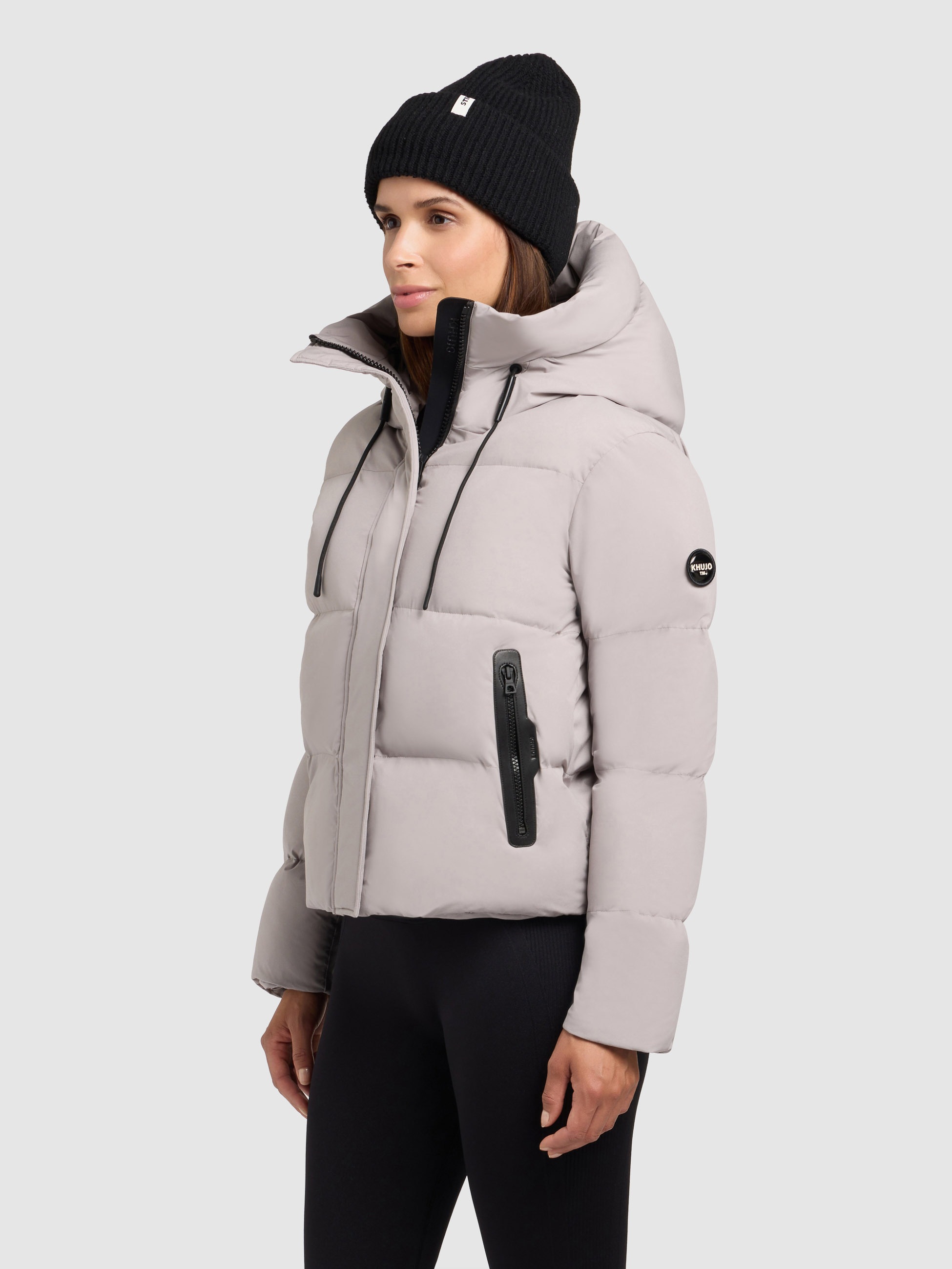 khujo Steppjacke »ENITS MATT«, mit Kapuze