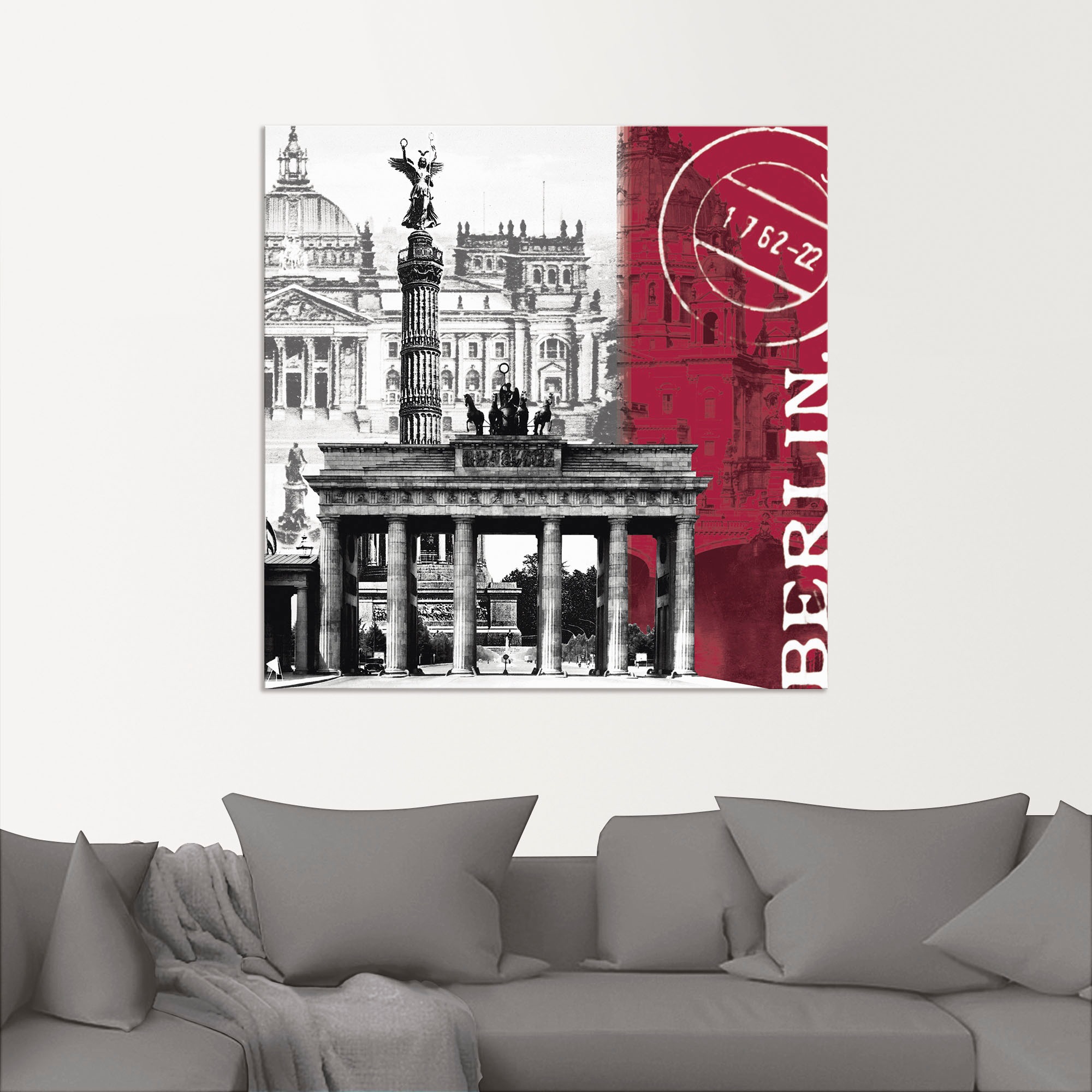 Artland Wandbild »Berlin I«, Gebäude, (1 St.), als Alubild, Outdoorbild, Leinwandbild in verschied. Größen