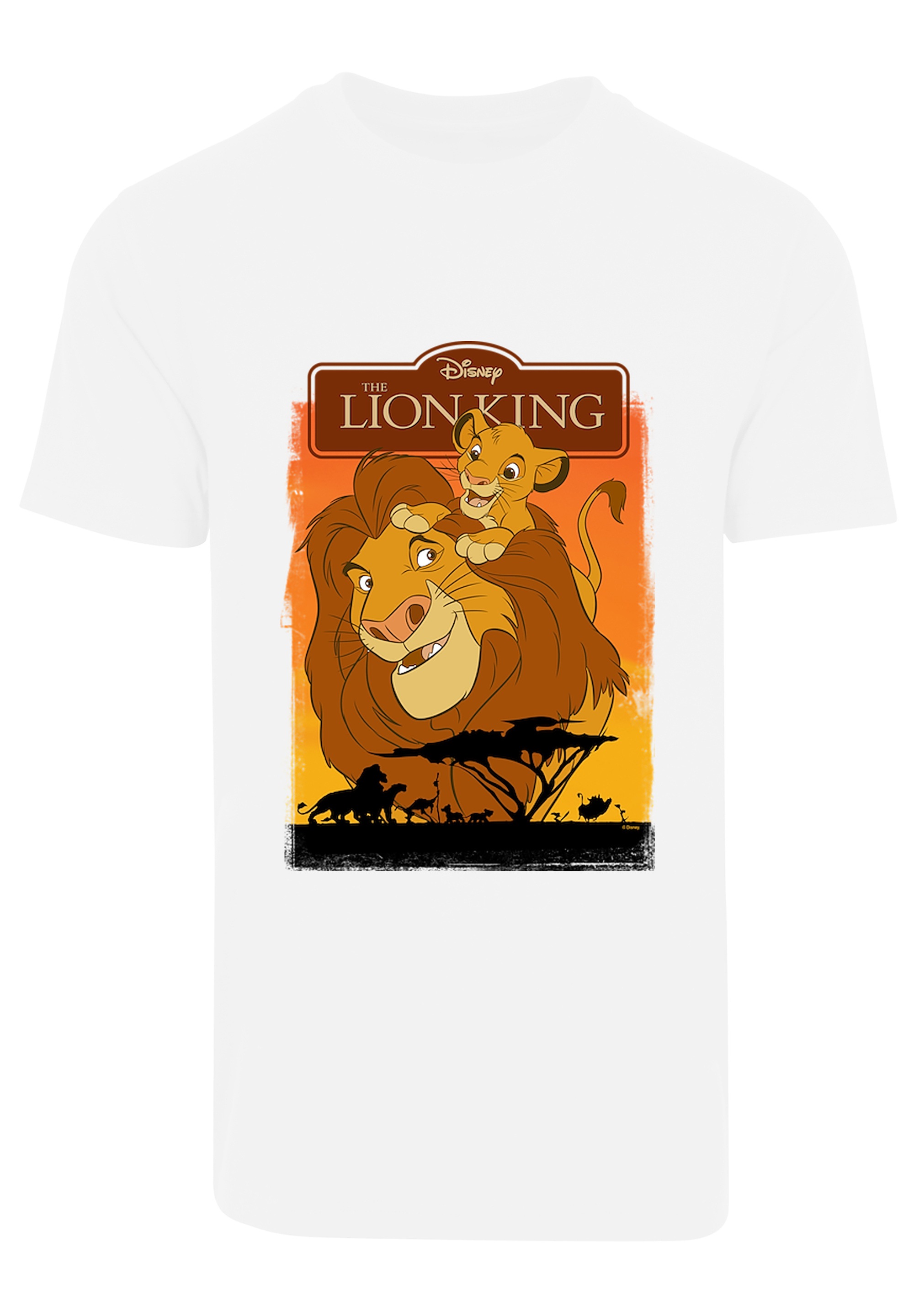F4NT4STIC T-Shirt »Disney König der Löwen Simba und Mufasa«, Print