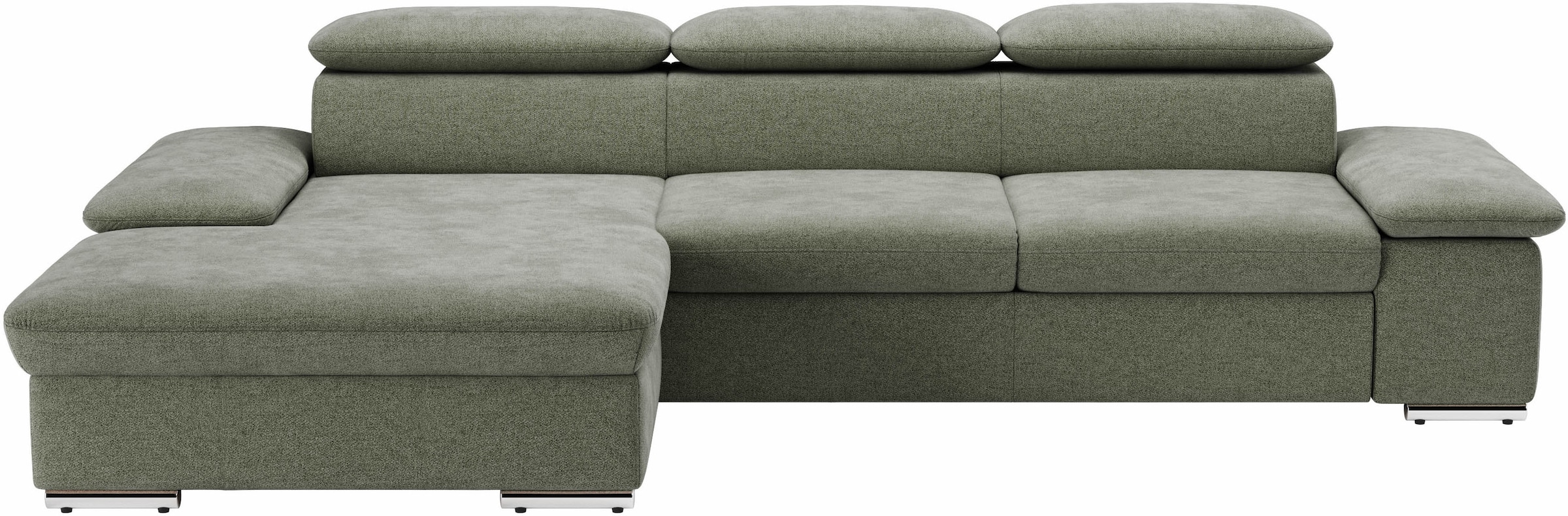 sit&more Ecksofa "Valantine L-Form, B: 286 cm" mit Arm- & Kopfteilverstellung, optional mit Schlaffunktion
