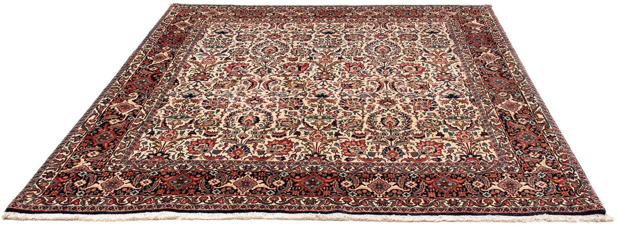 Orientteppich »Perser - Bidjar quadratisch - 202 x 197 cm - mehrfarbig«, quadratisch,...