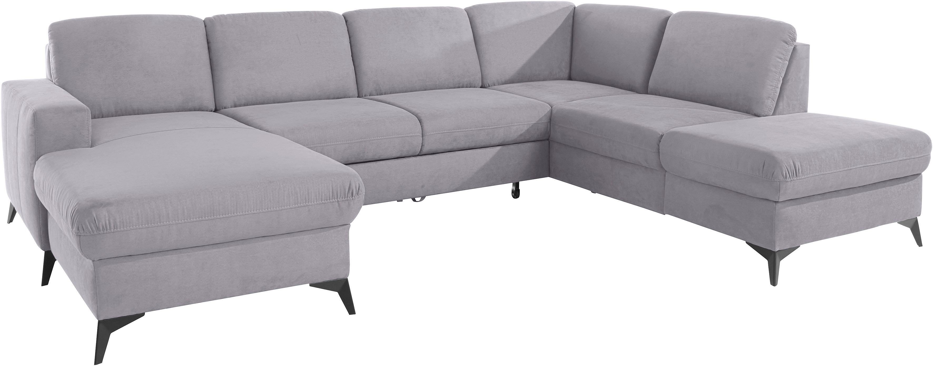 Thumbnail - PLACES OF STYLE Wohnlandschaft "Lolland U-Form" Wahlweise mit Bettfunktion und Stauraum, auch mit abwischbarem Bezug