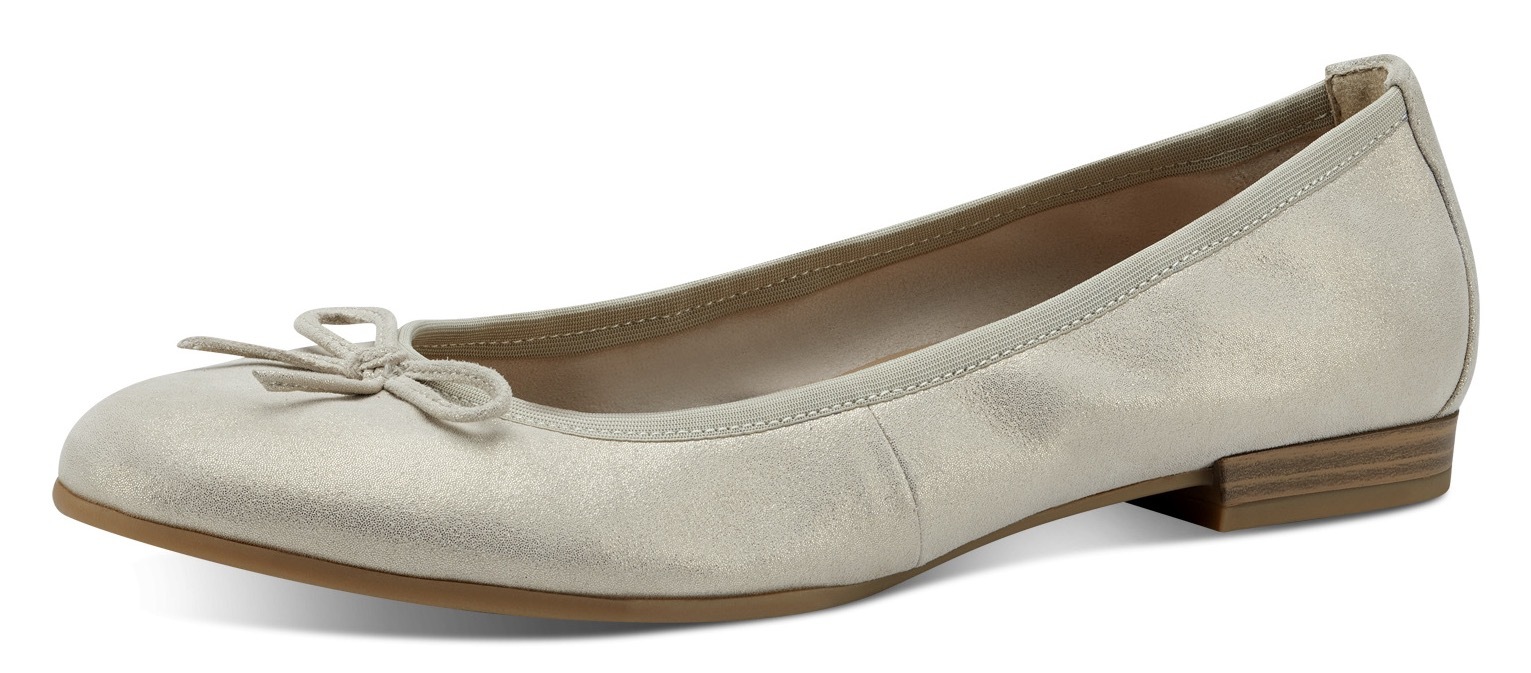 Tamaris Ballerina mit feinem Metallic-Schimmer