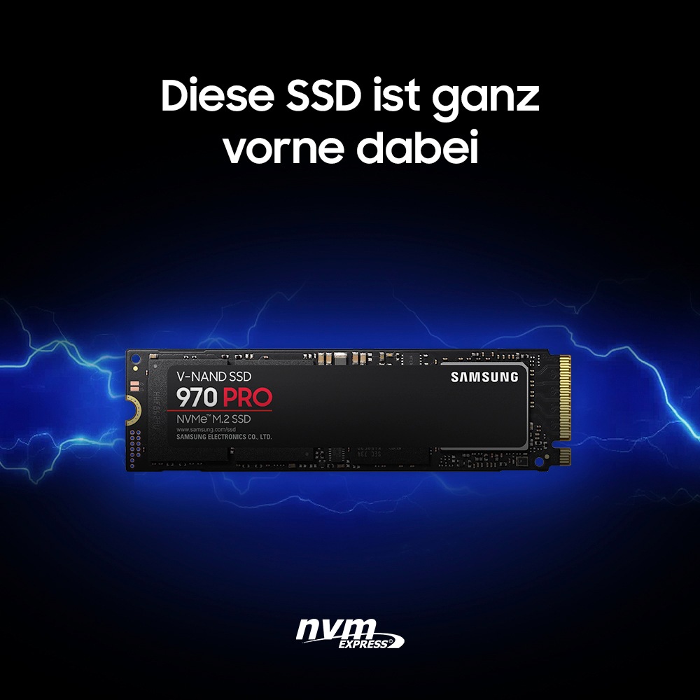 Samsung interne SSD »970 PRO NVMe™ M.2 SSD«, Anschluss mSATA