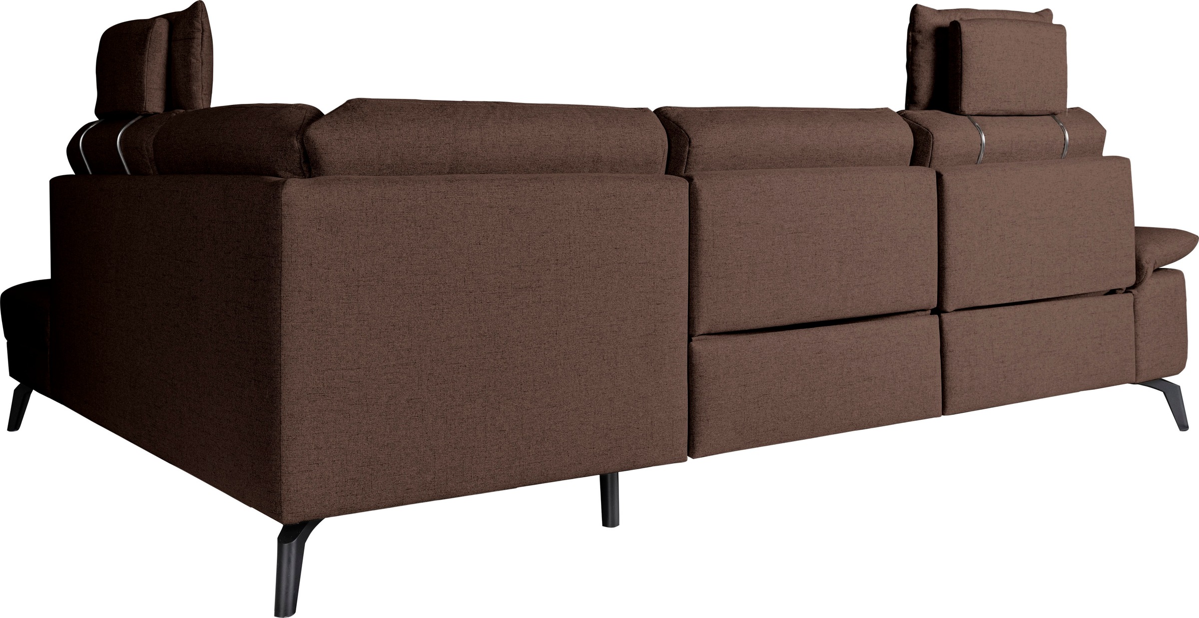 alina Ecksofa, inkl. Kopfstützen, wahlweise mit Relaxfunktion, Breite: 243 cm