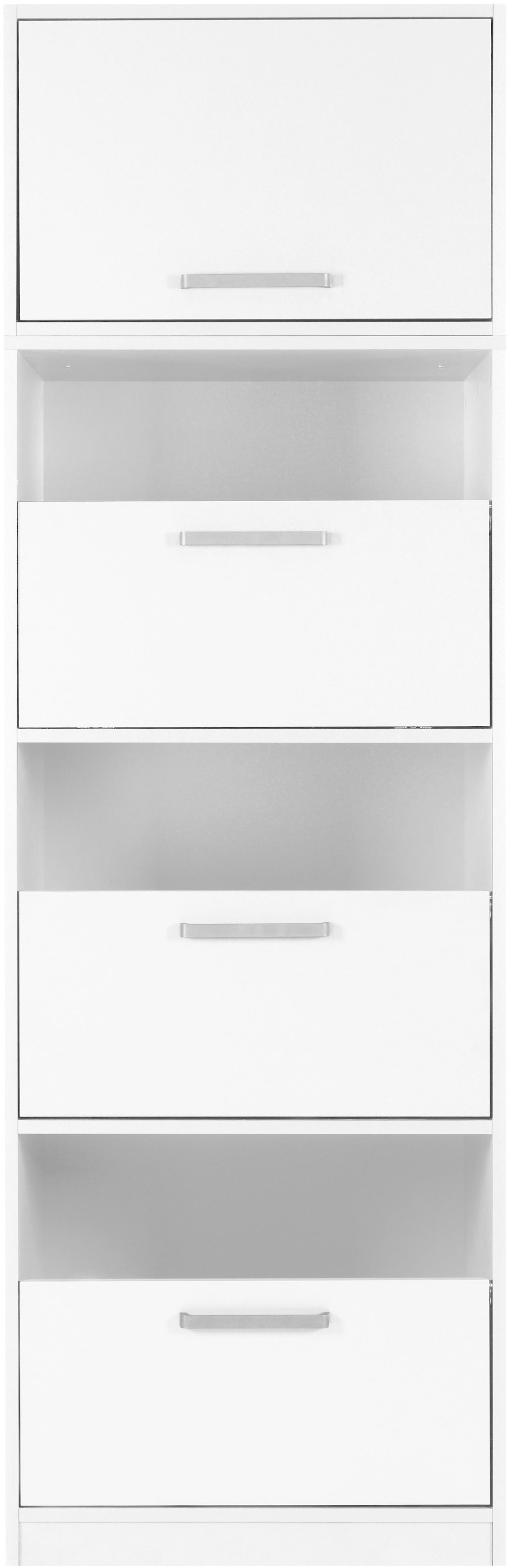 Inter Link Wäscheschrank »Norela, 2-tlg. Schrank mit Wäscheeinwurf, softclose, 67 x 68 x 208 cm« 1 Stk. tlg. Hauswirtschaftsraum, höhenverstellbare Füße, Klappbare Türen