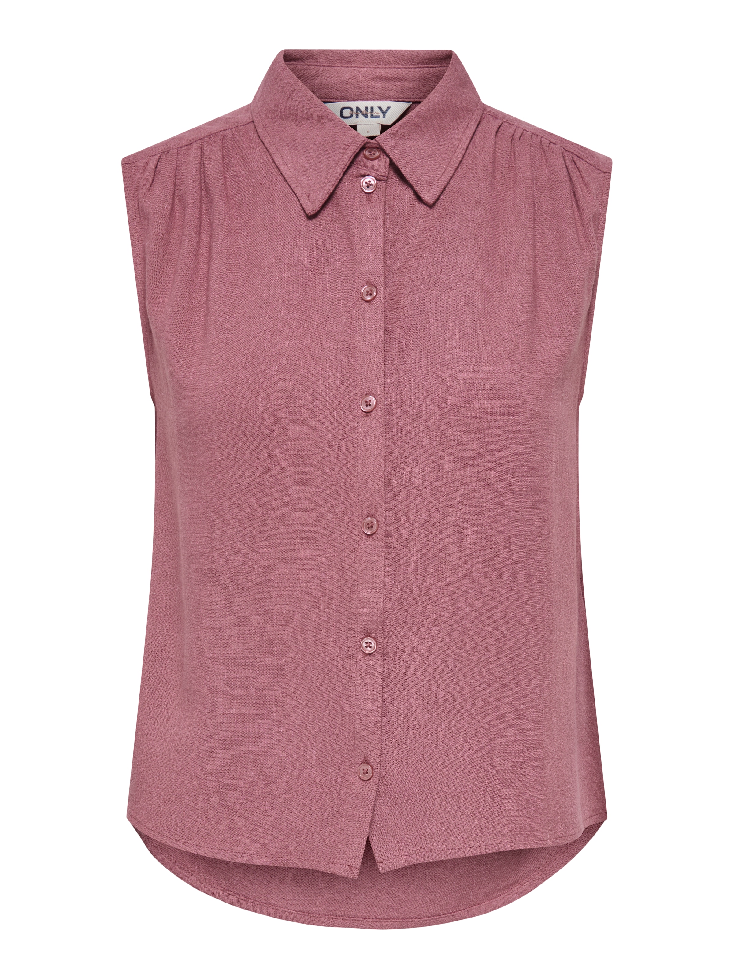 ONLY Blusentop "ONLSIESTA S/L LINEN BL SHIRT PNT NOOS" mit Leinen günstig online kaufen