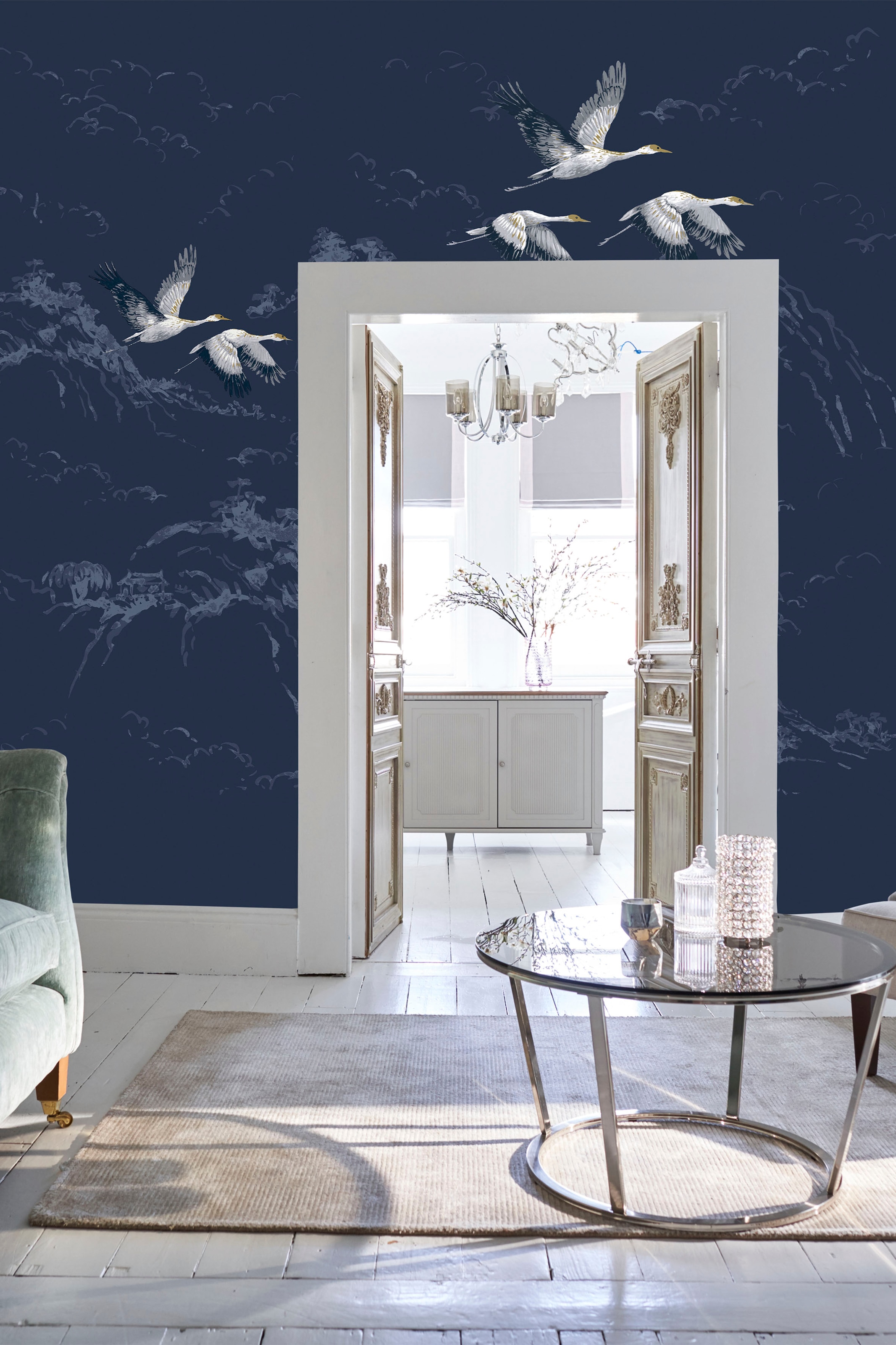 LAURA ASHLEY Fototapete »Animalia« Motiv glatt Motiv