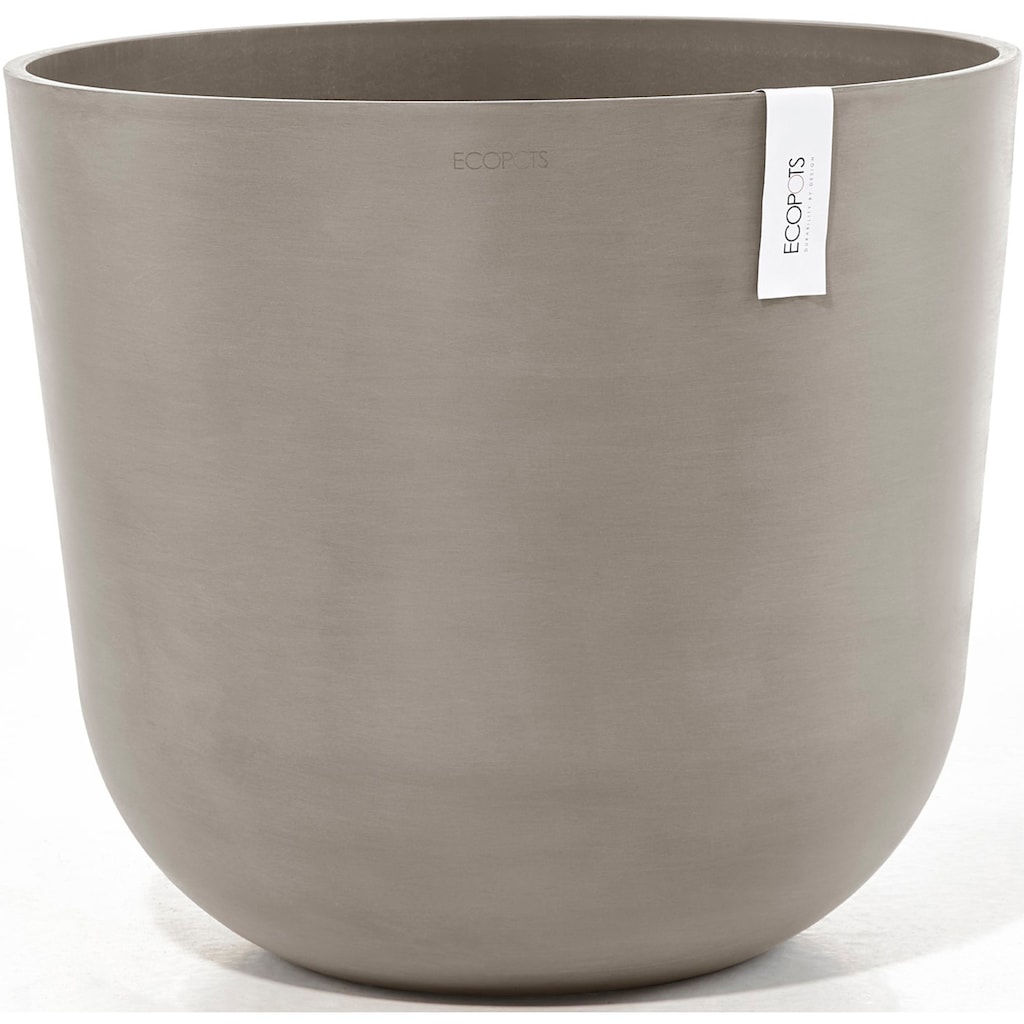 ECOPOTS Blumentopf »Oslo 55 + Wassersystem Taupe«