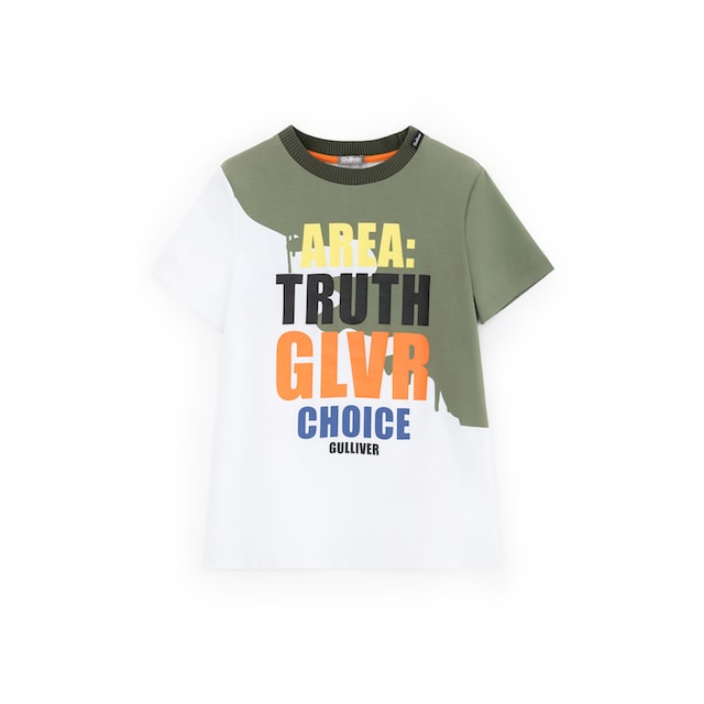 Gulliver T-Shirt, mit farbigen Schriftprints ▷ für | BAUR