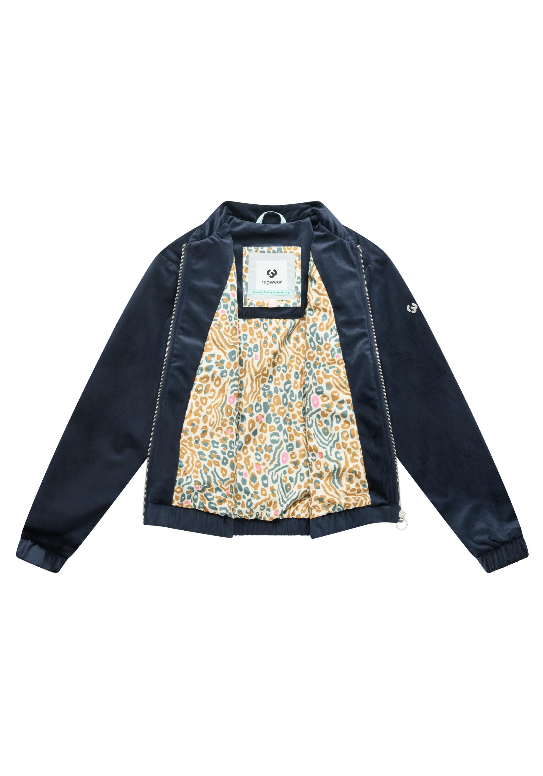 Ragwear Bomberjacke »Velvetie« Modische Blousonjacke aus kuscheligem Samt