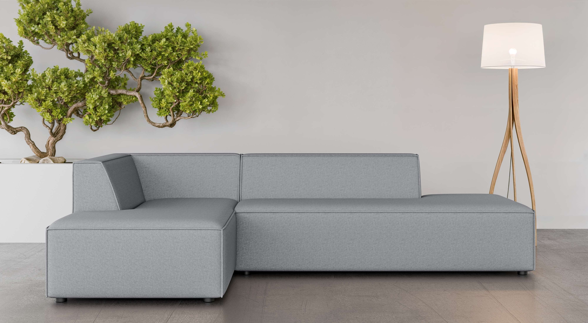 OTTO home Ecksofa "Ecksofa Cavan mit Ottomane links oder rechts bestellbar" günstig online kaufen