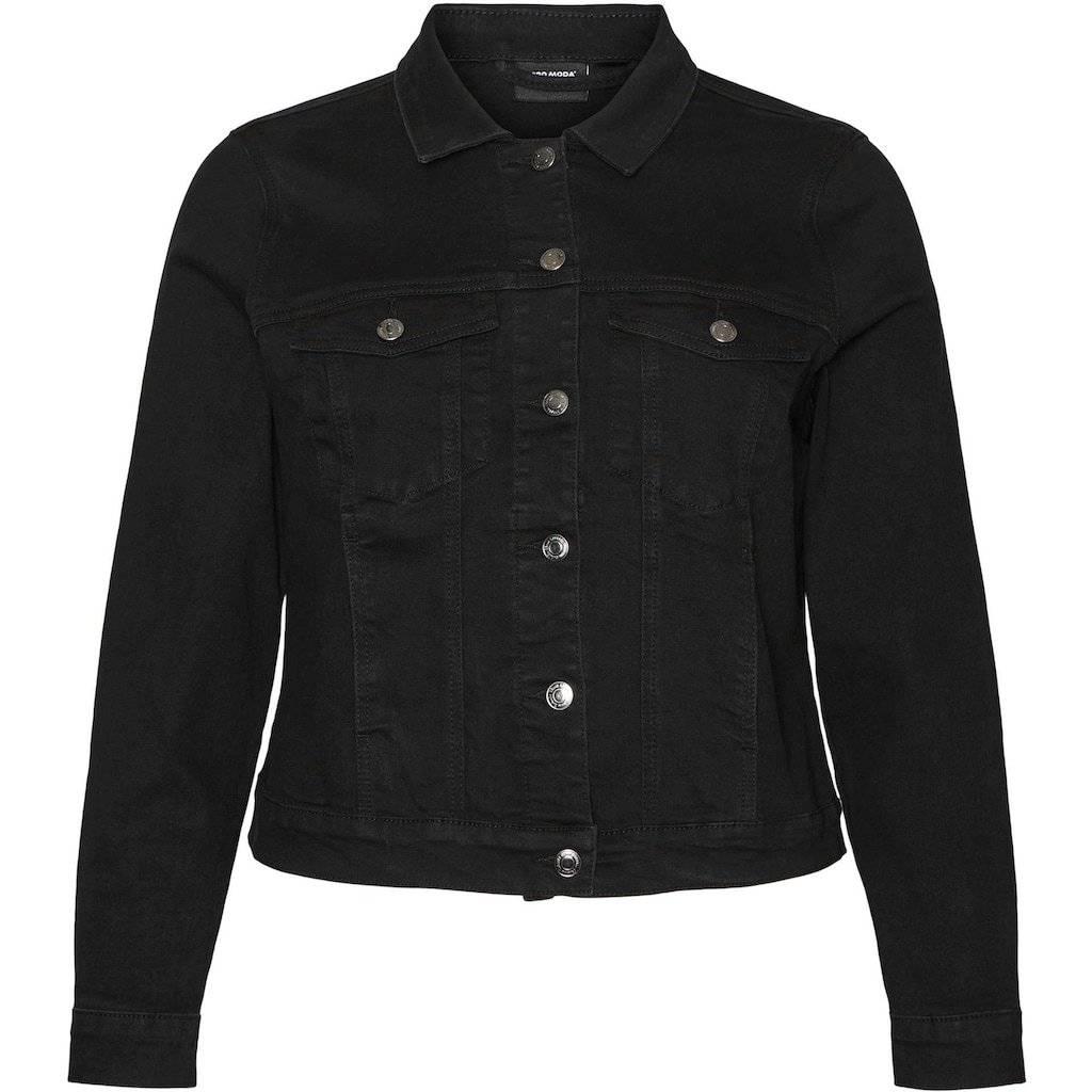 Vero Moda Curve Jeansjacke »VMRUNA LS SLIM DNM JCK MIX GA CUR NOOS«